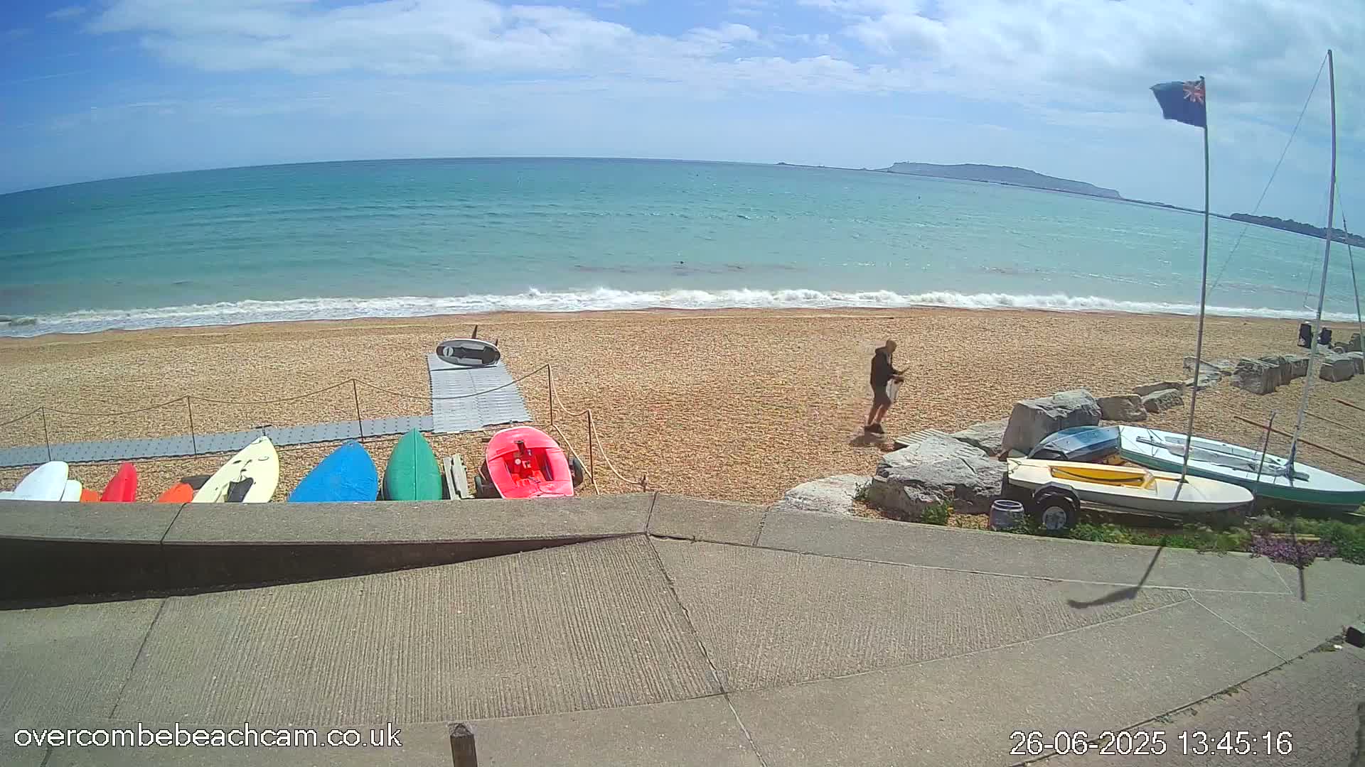 Overcombe - Weymouth Beach Live Cam - Weymouth, Dorset, South West, England, United Kingdom