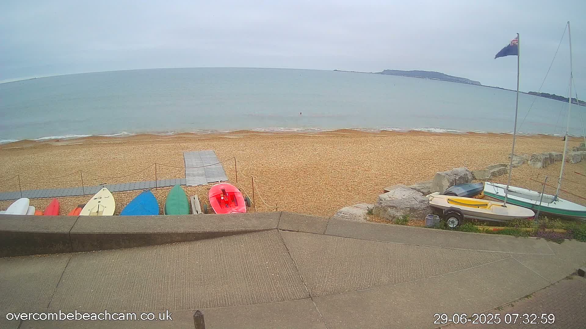 Overcombe - Weymouth Beach Live Cam - Weymouth, Dorset, South West, England, United Kingdom