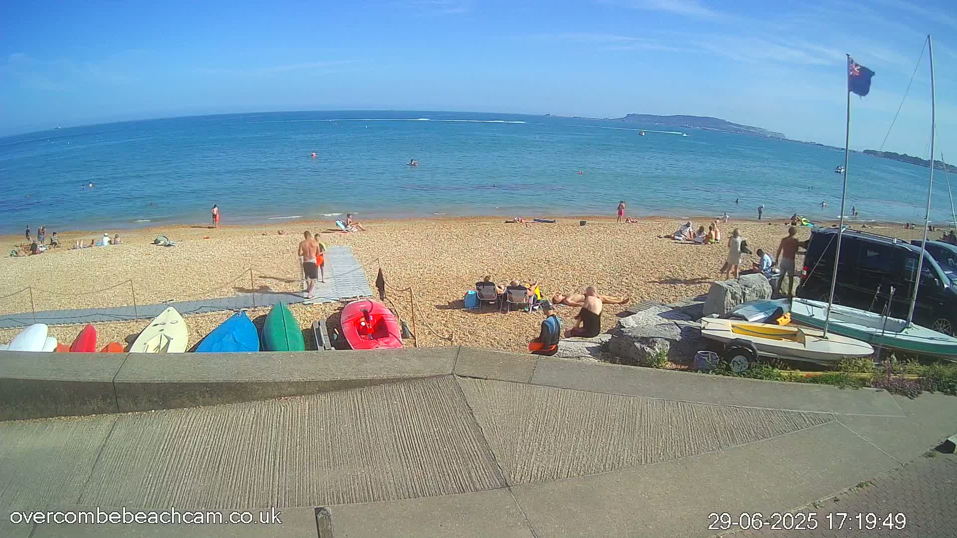 Overcombe - Weymouth Beach Live Cam - Weymouth, Dorset, South West, England, United Kingdom
