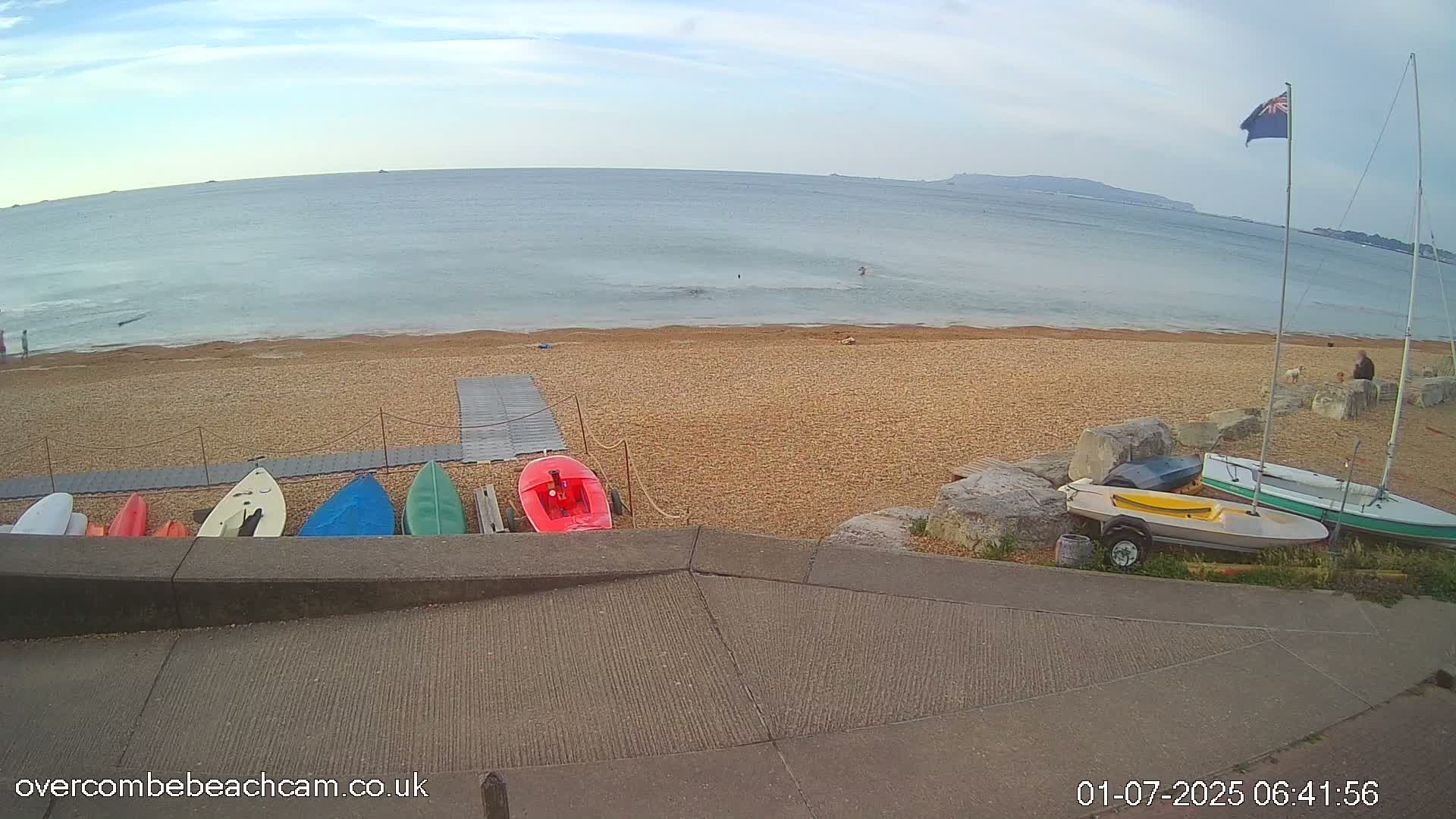 Overcombe - Weymouth Beach Live Cam - Weymouth, Dorset, South West, England, United Kingdom