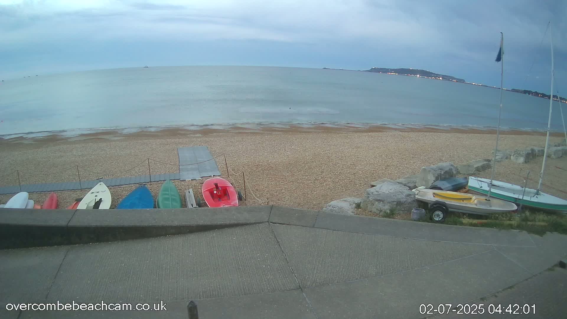 Overcombe - Weymouth Beach Live Cam - Weymouth, Dorset, South West, England, United Kingdom