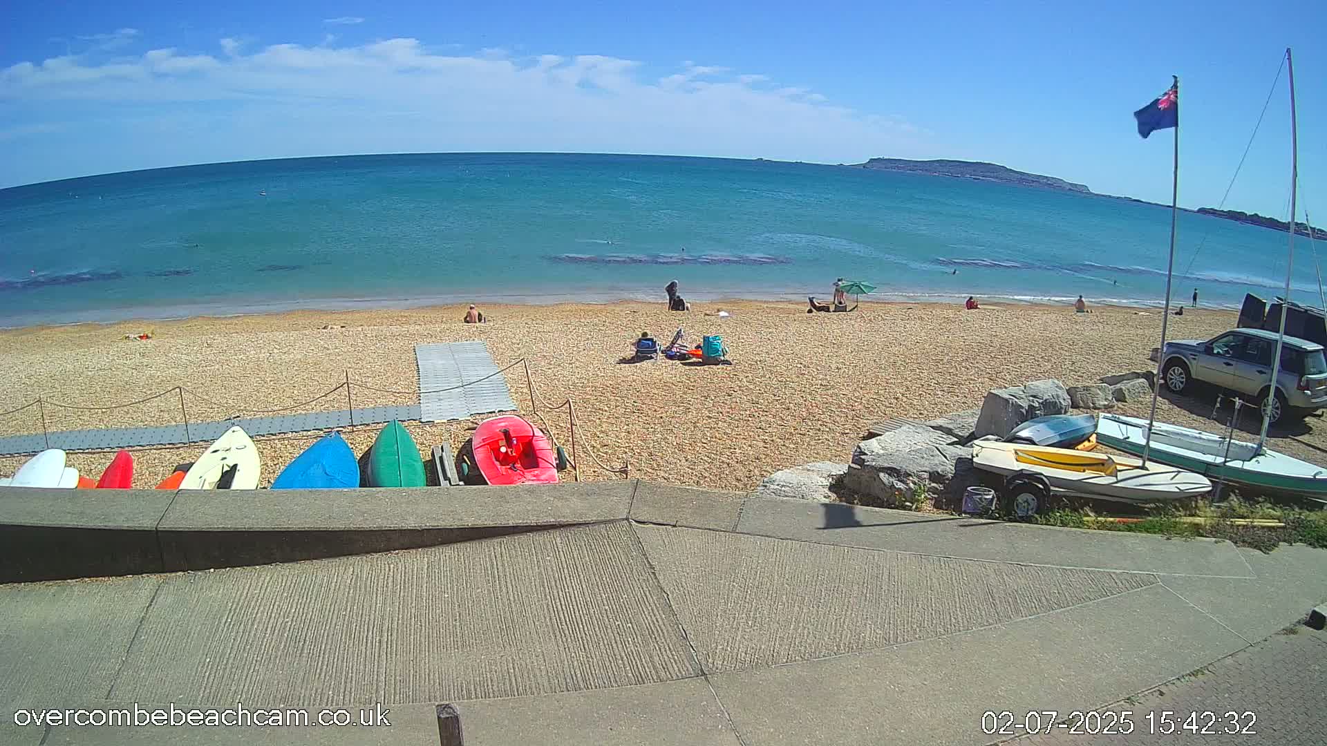Overcombe - Weymouth Beach Live Cam - Weymouth, Dorset, South West, England, United Kingdom