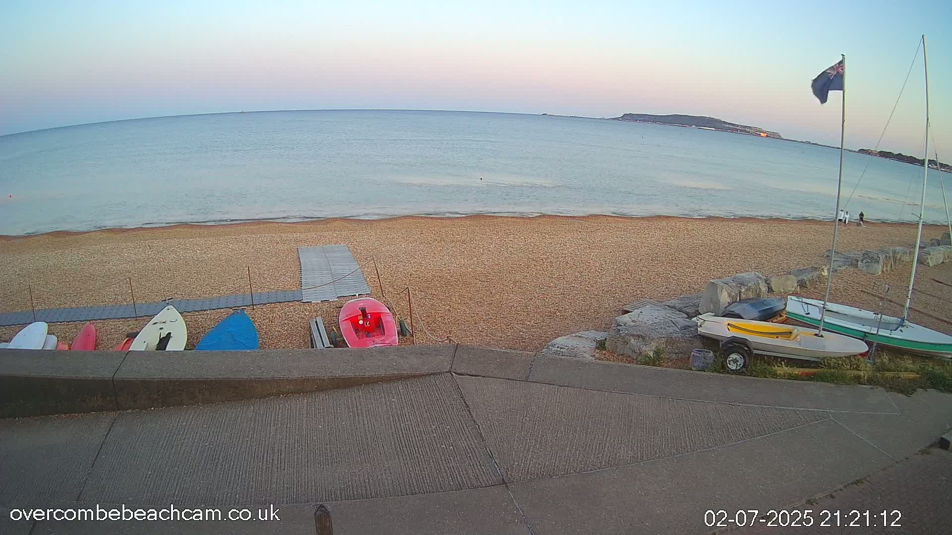 Overcombe - Weymouth Beach Live Cam - Weymouth, Dorset, South West, England, United Kingdom