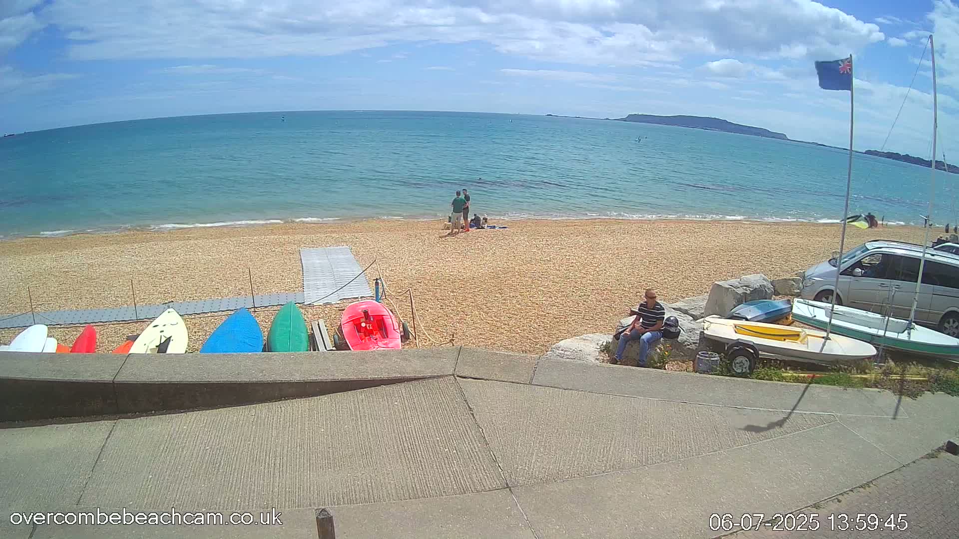 Overcombe - Weymouth Beach Live Cam - Weymouth, Dorset, South West, England, United Kingdom