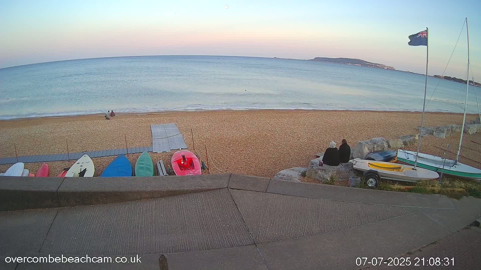 Overcombe - Weymouth Beach Live Cam - Weymouth, Dorset, South West, England, United Kingdom