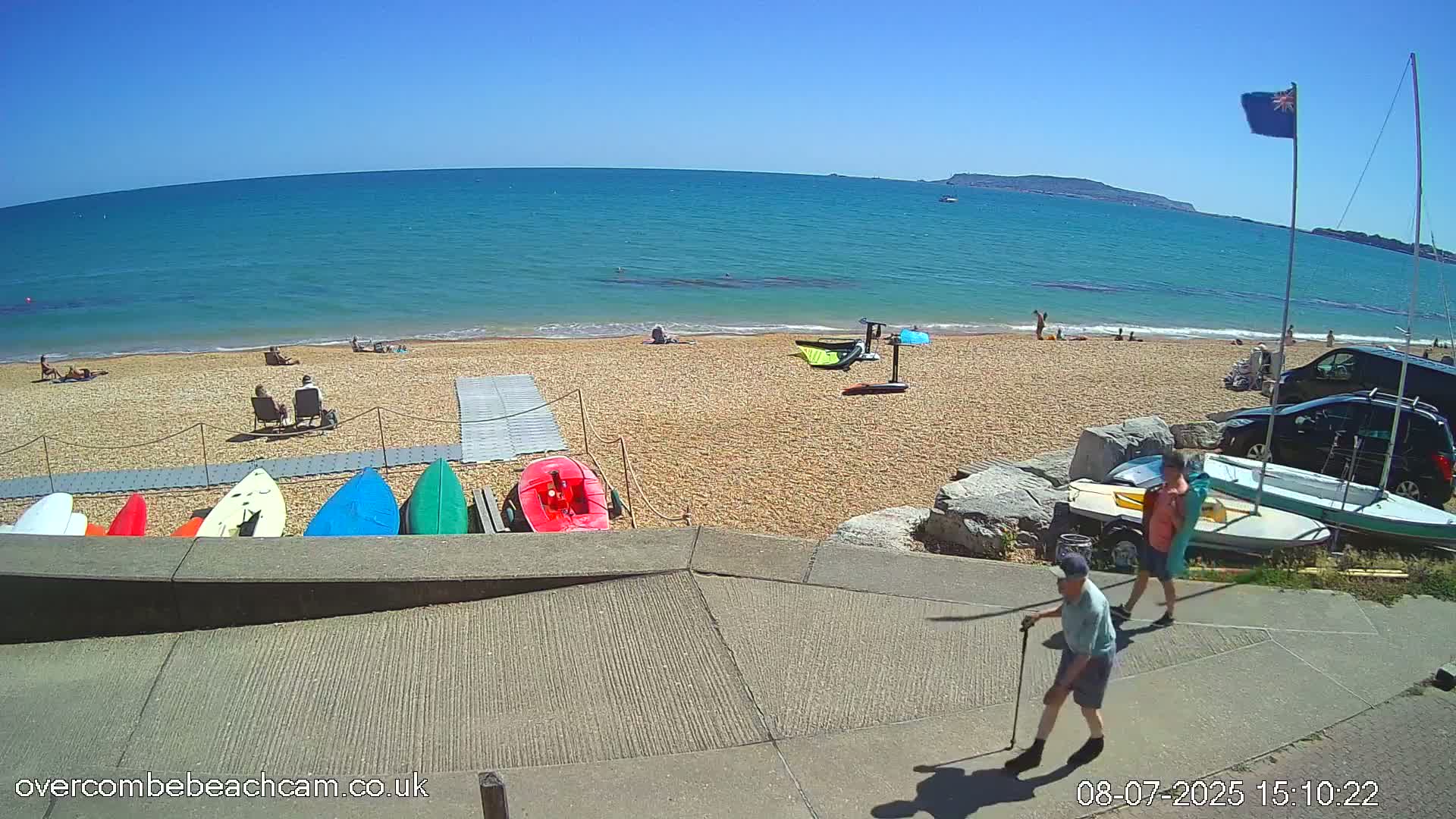 Overcombe - Weymouth Beach Live Cam - Weymouth, Dorset, South West, England, United Kingdom