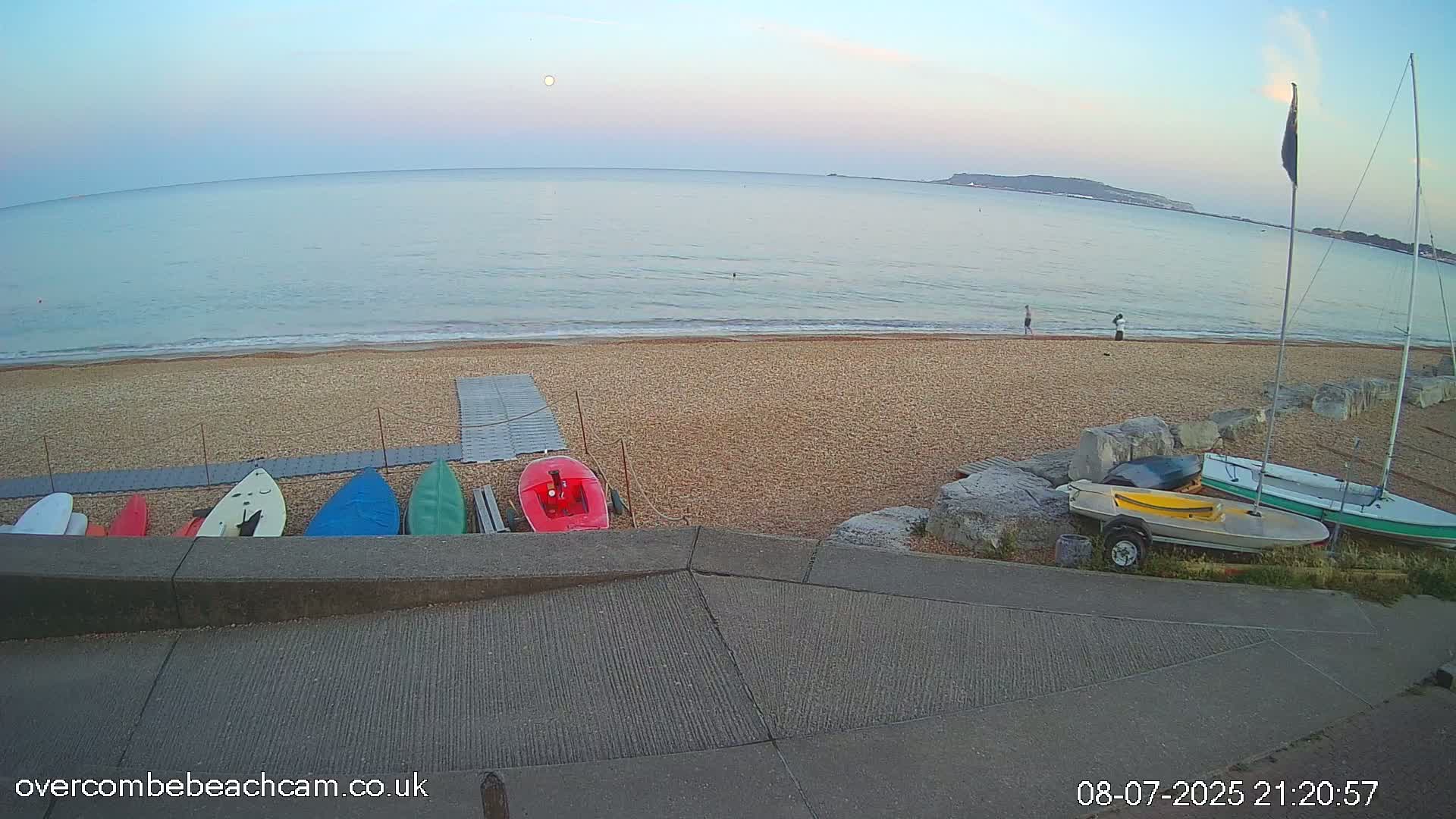 Overcombe - Weymouth Beach Live Cam - Weymouth, Dorset, South West, England, United Kingdom