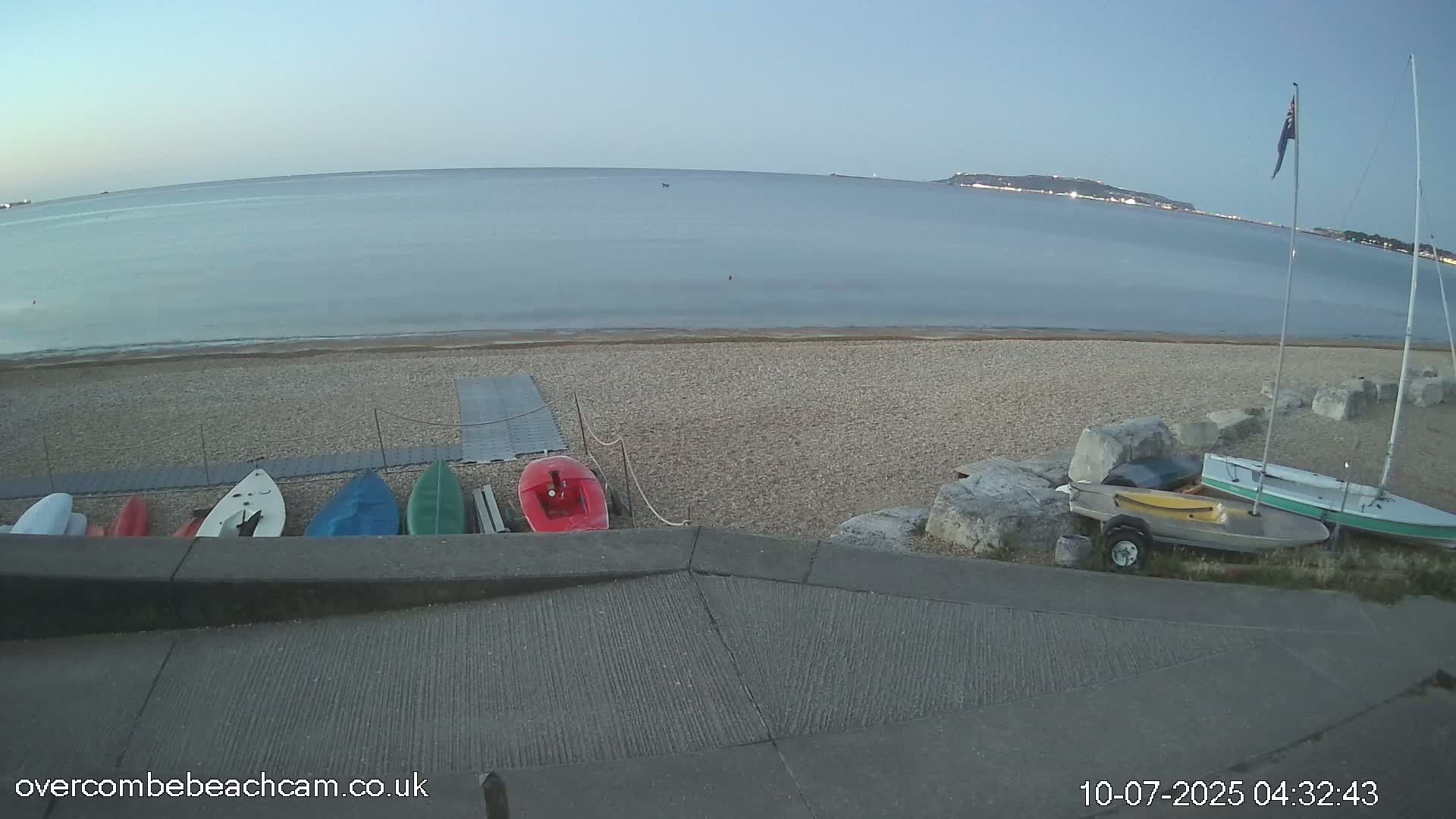 Overcombe - Weymouth Beach Live Cam - Weymouth, Dorset, South West, England, United Kingdom