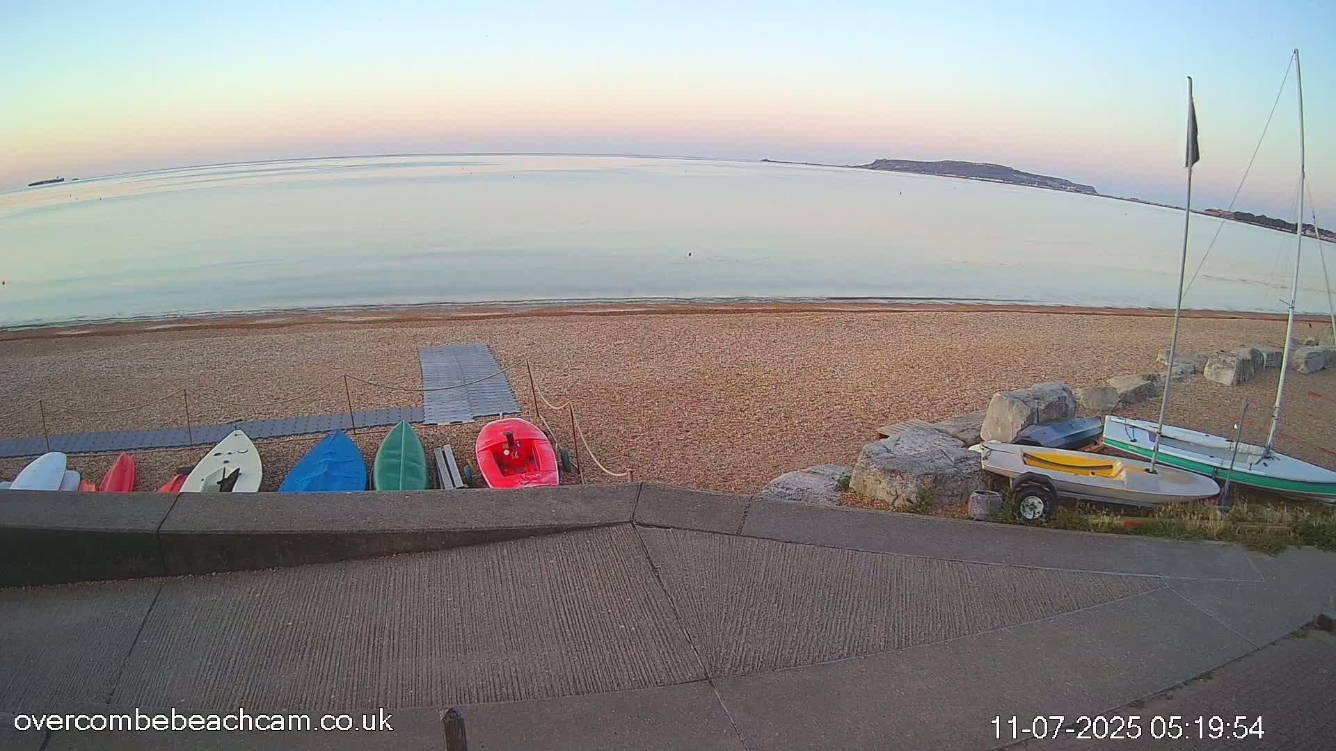 Overcombe - Weymouth Beach Live Cam - Weymouth, Dorset, South West, England, United Kingdom