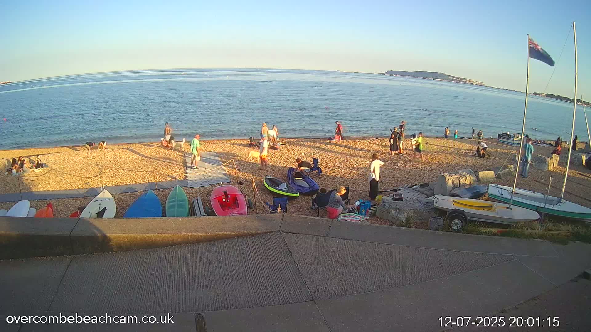 Overcombe - Weymouth Beach Live Cam - Weymouth, Dorset, South West, England, United Kingdom