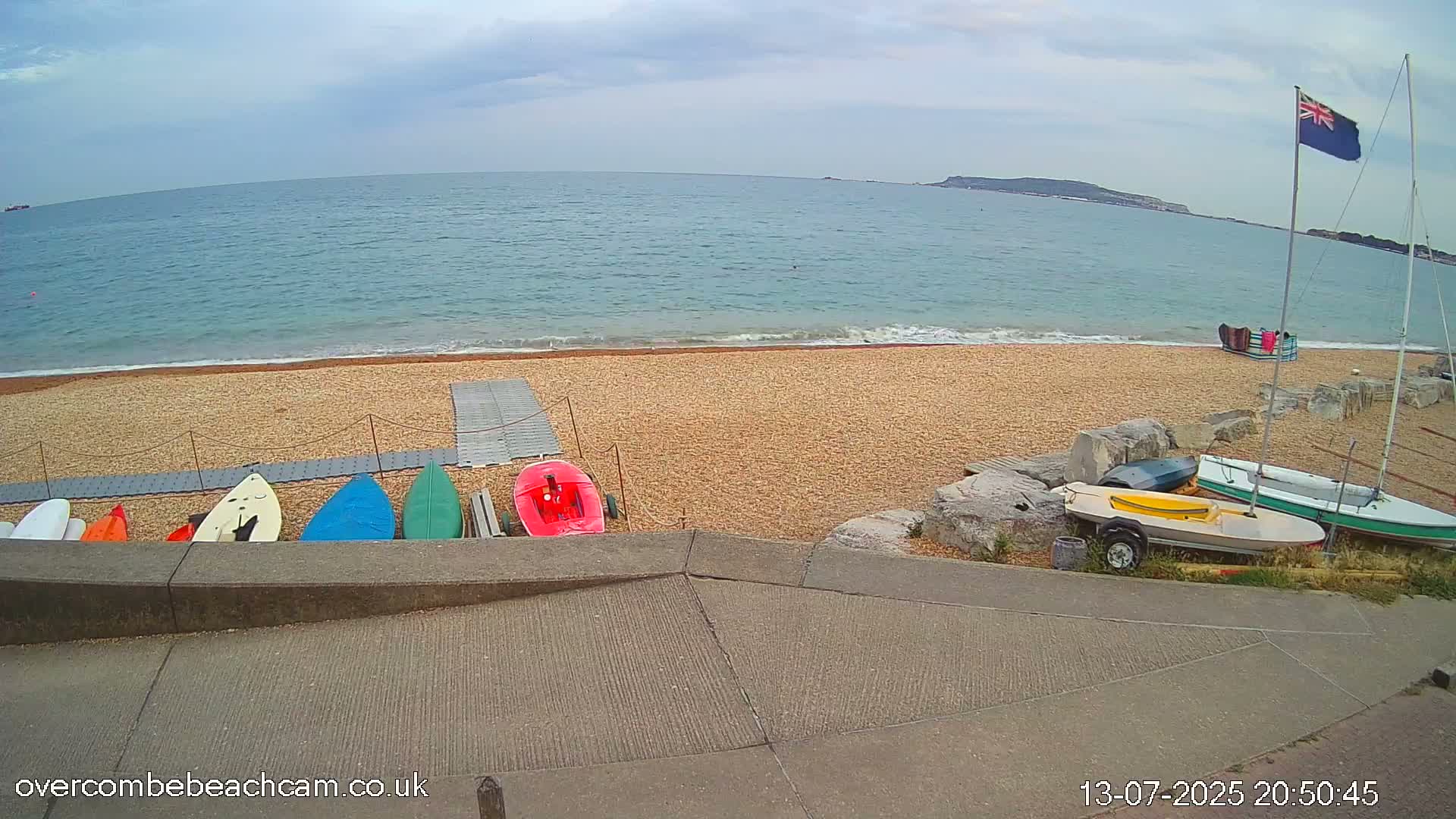 Overcombe - Weymouth Beach Live Cam - Weymouth, Dorset, South West, England, United Kingdom