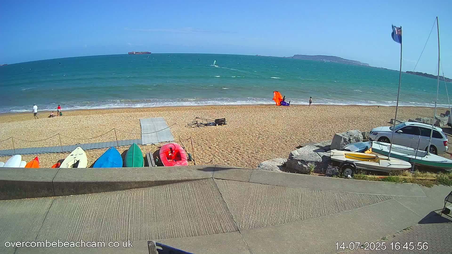 Overcombe - Weymouth Beach Live Cam - Weymouth, Dorset, South West, England, United Kingdom