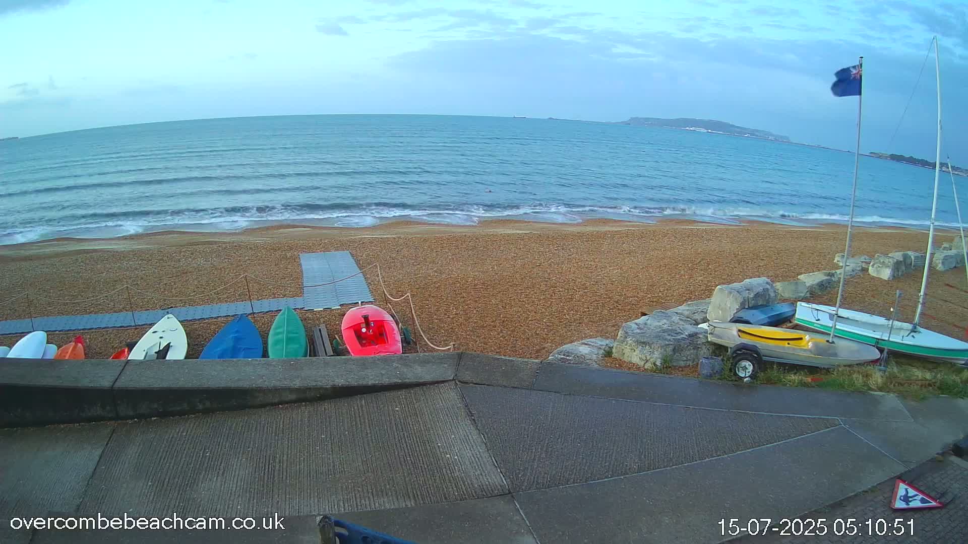Overcombe - Weymouth Beach Live Cam - Weymouth, Dorset, South West, England, United Kingdom