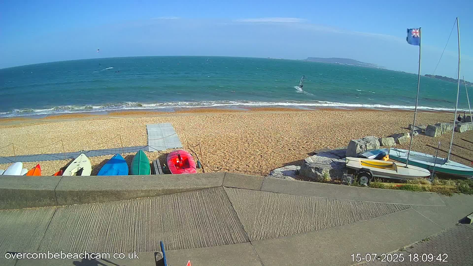 Overcombe - Weymouth Beach Live Cam - Weymouth, Dorset, South West, England, United Kingdom
