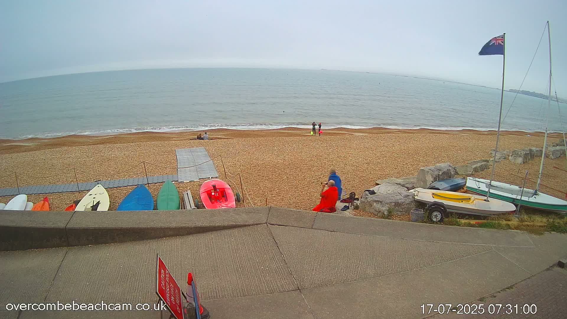 Overcombe - Weymouth Beach Live Cam - Weymouth, Dorset, South West, England, United Kingdom