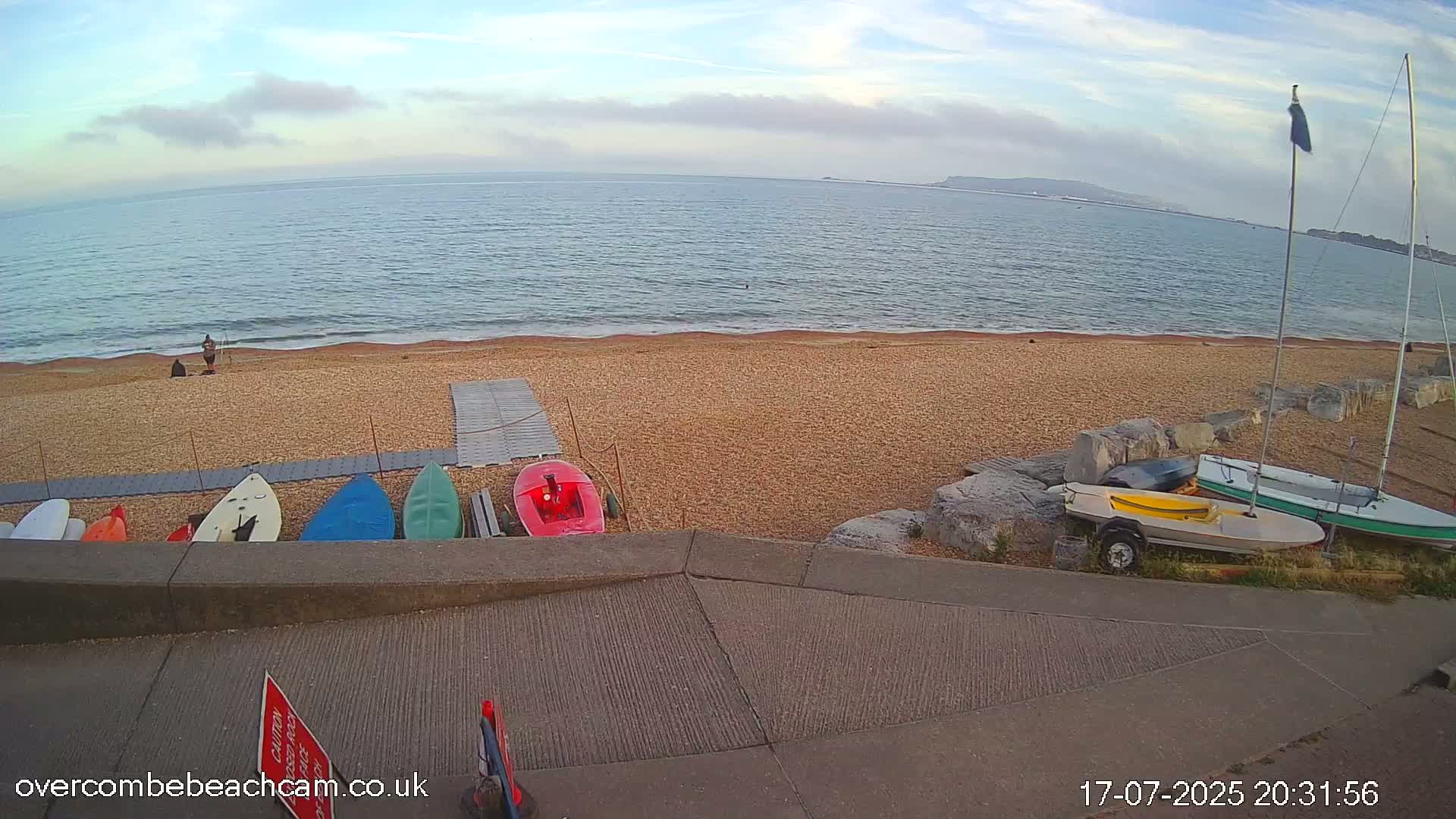 Overcombe - Weymouth Beach Live Cam - Weymouth, Dorset, South West, England, United Kingdom