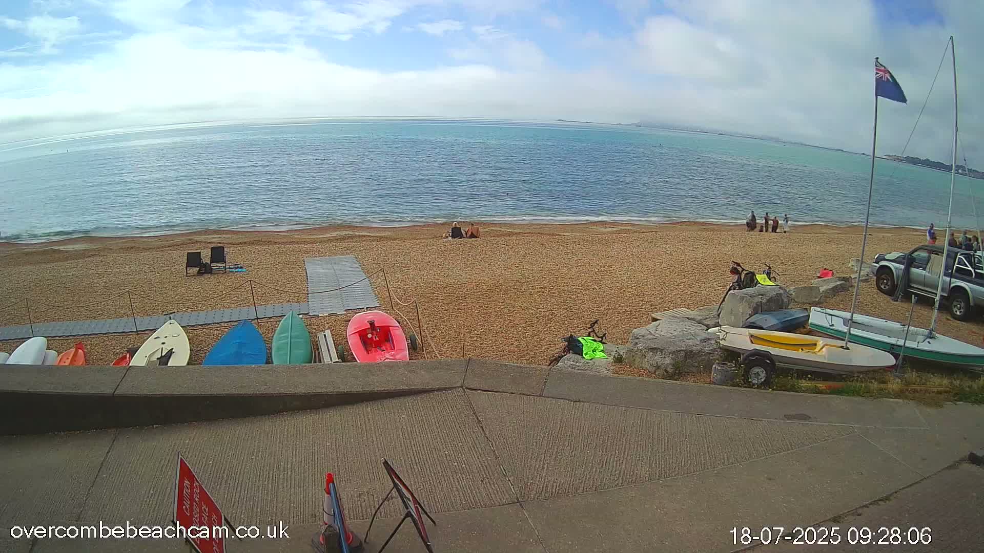 Overcombe - Weymouth Beach Live Cam - Weymouth, Dorset, South West, England, United Kingdom