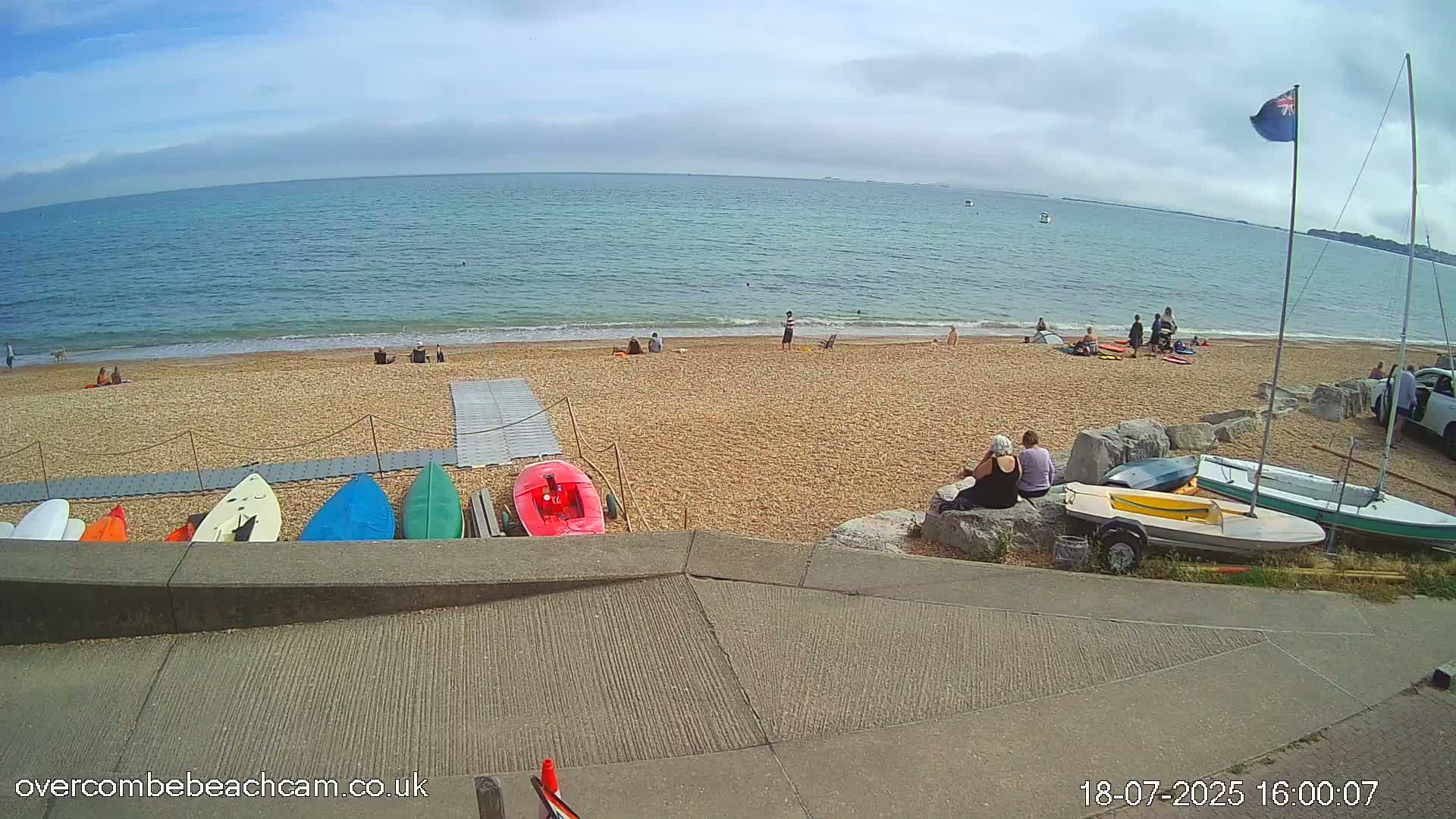 Overcombe - Weymouth Beach Live Cam - Weymouth, Dorset, South West, England, United Kingdom