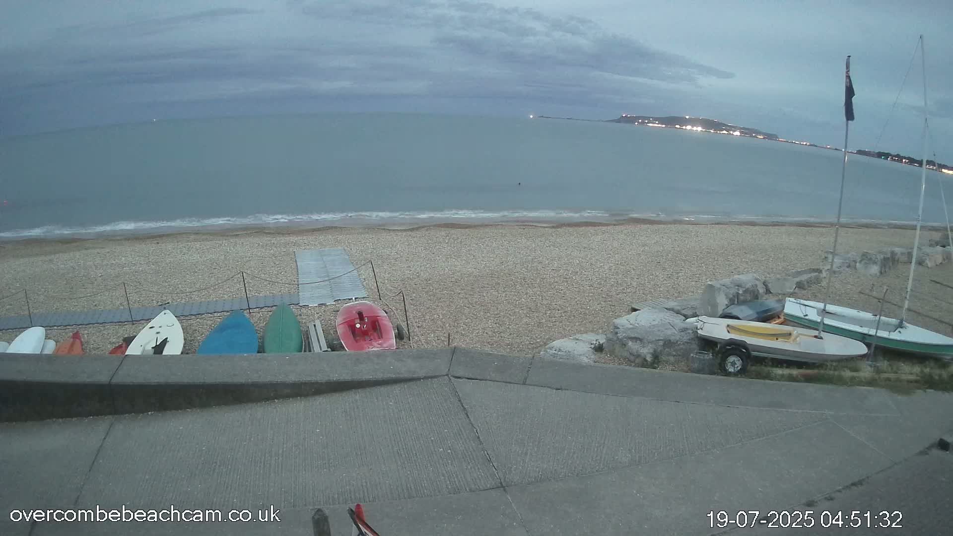 Overcombe - Weymouth Beach Live Cam - Weymouth, Dorset, South West, England, United Kingdom
