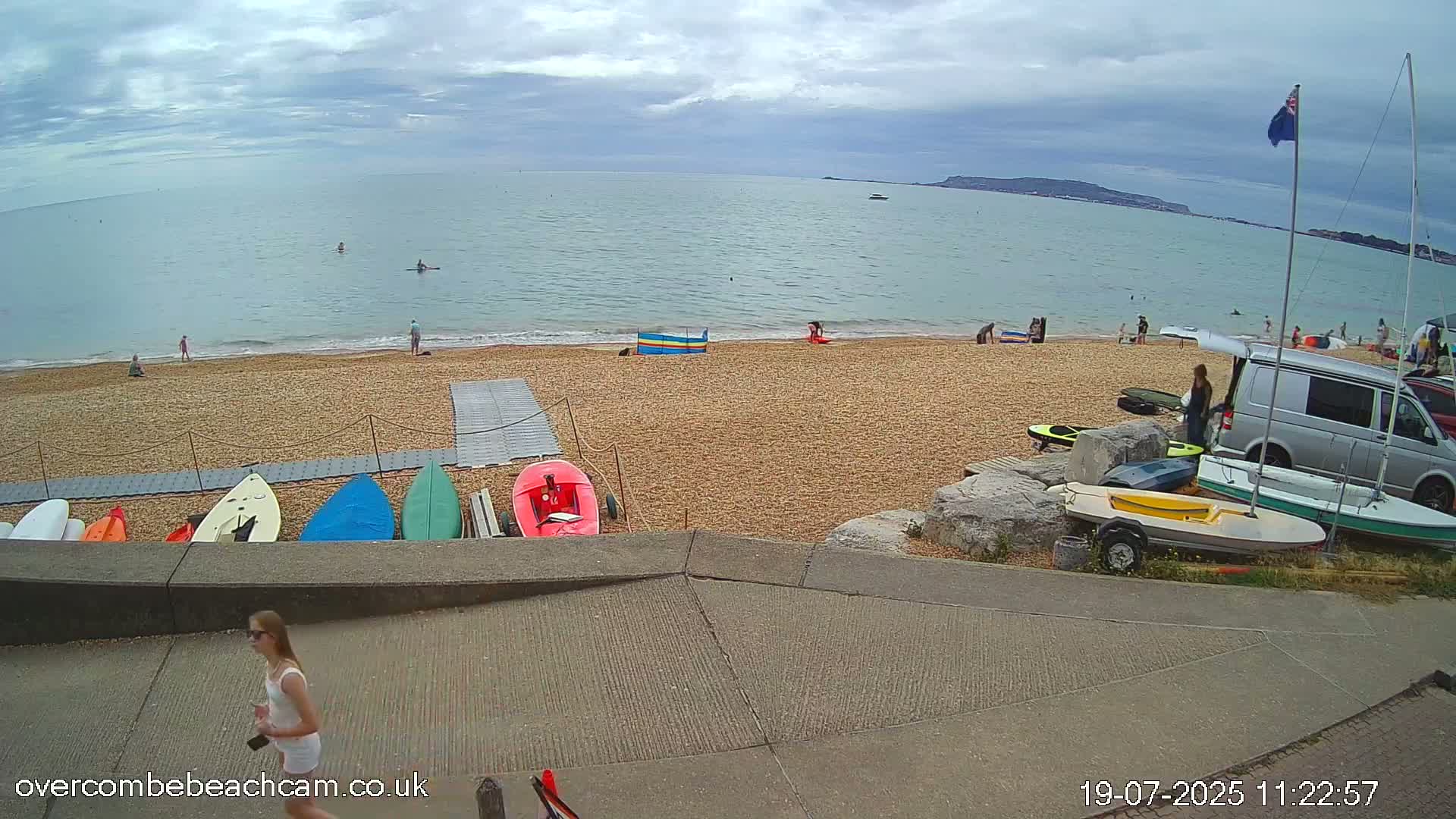 Overcombe - Weymouth Beach Live Cam - Weymouth, Dorset, South West, England, United Kingdom