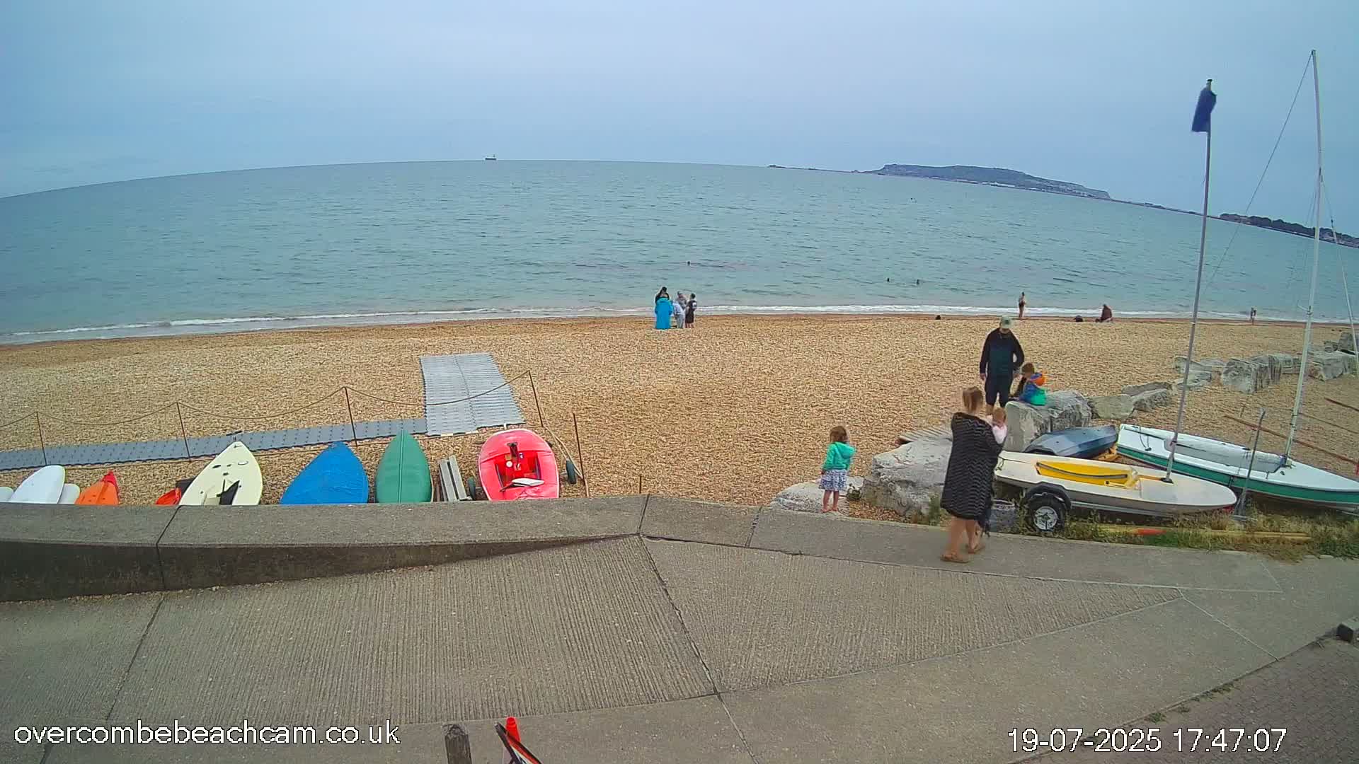 Overcombe - Weymouth Beach Live Cam - Weymouth, Dorset, South West, England, United Kingdom