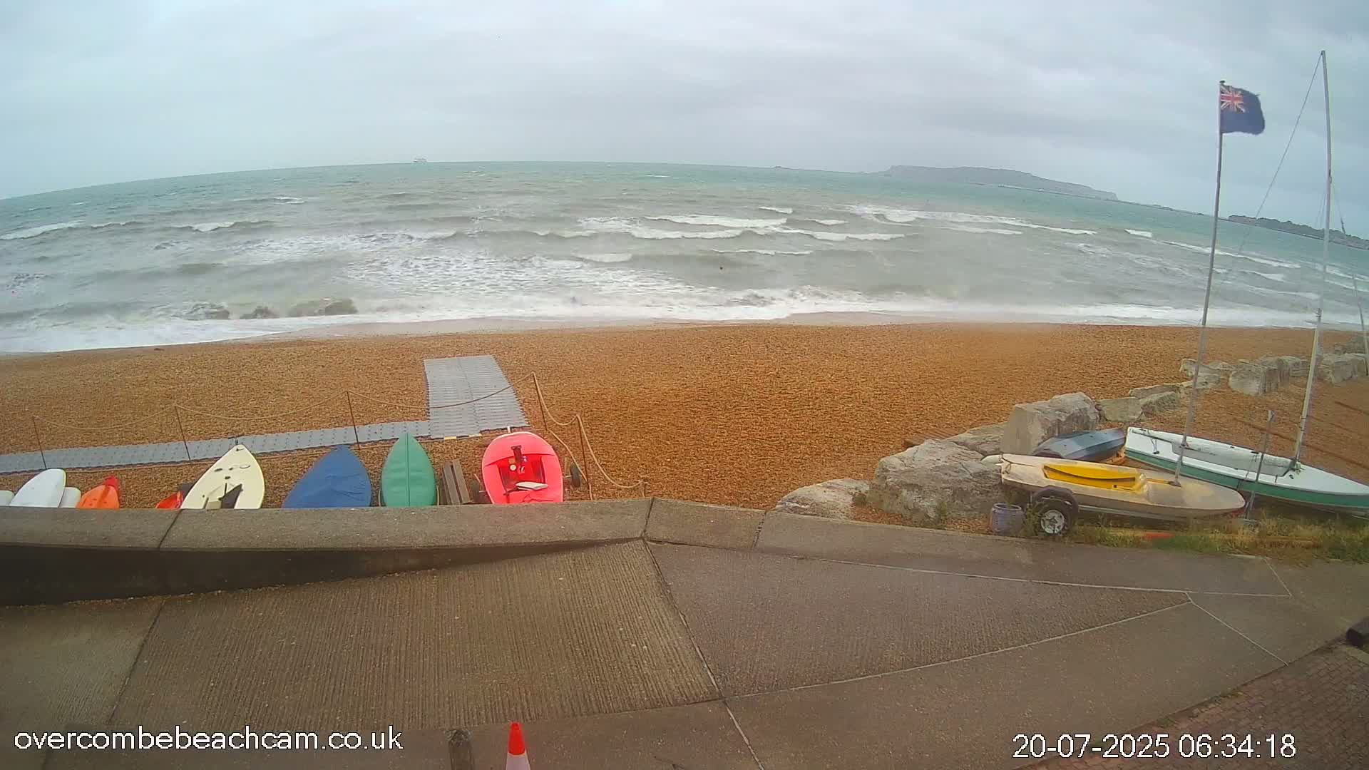 Overcombe - Weymouth Beach Live Cam - Weymouth, Dorset, South West, England, United Kingdom