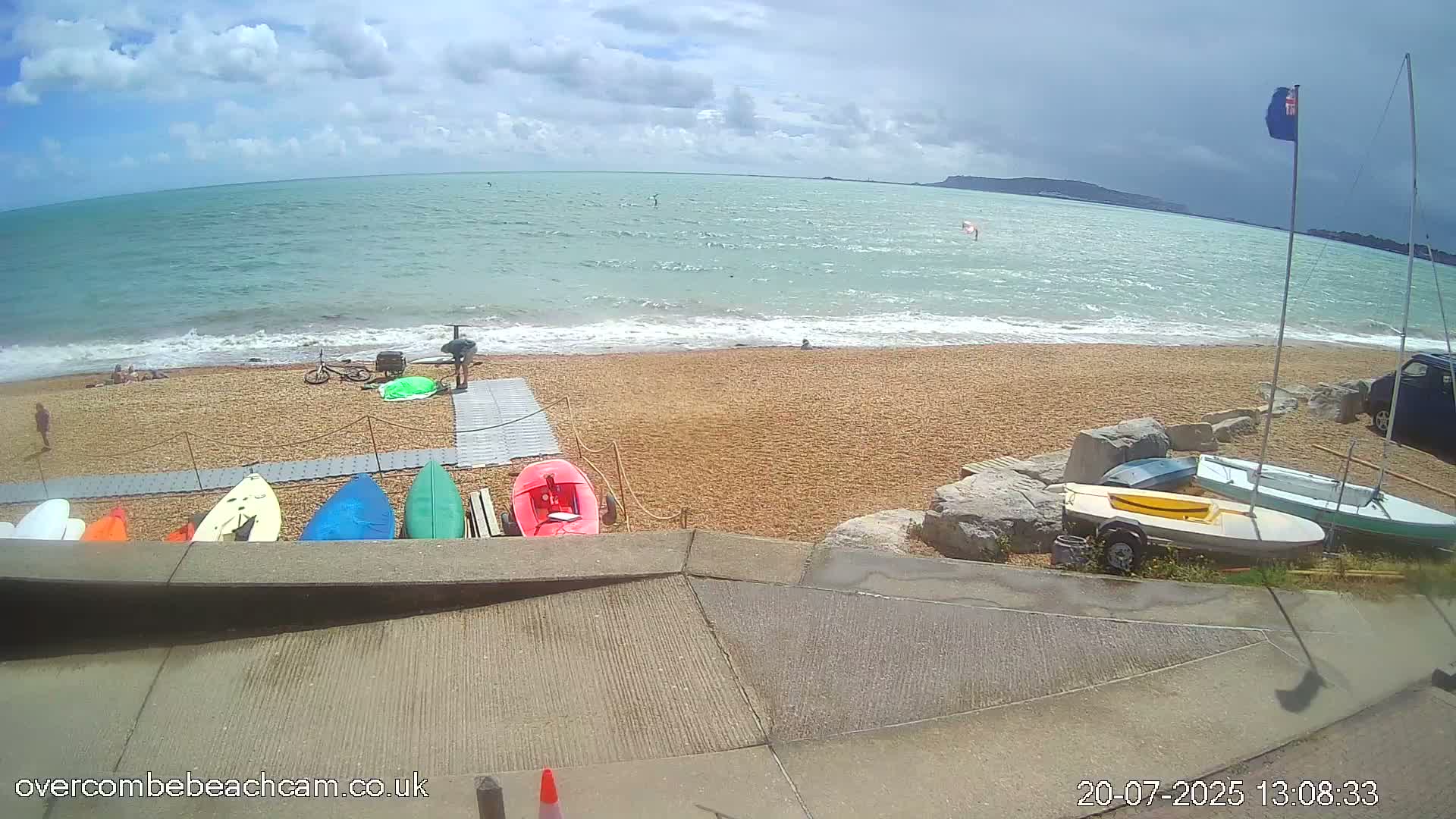 Overcombe - Weymouth Beach Live Cam - Weymouth, Dorset, South West, England, United Kingdom