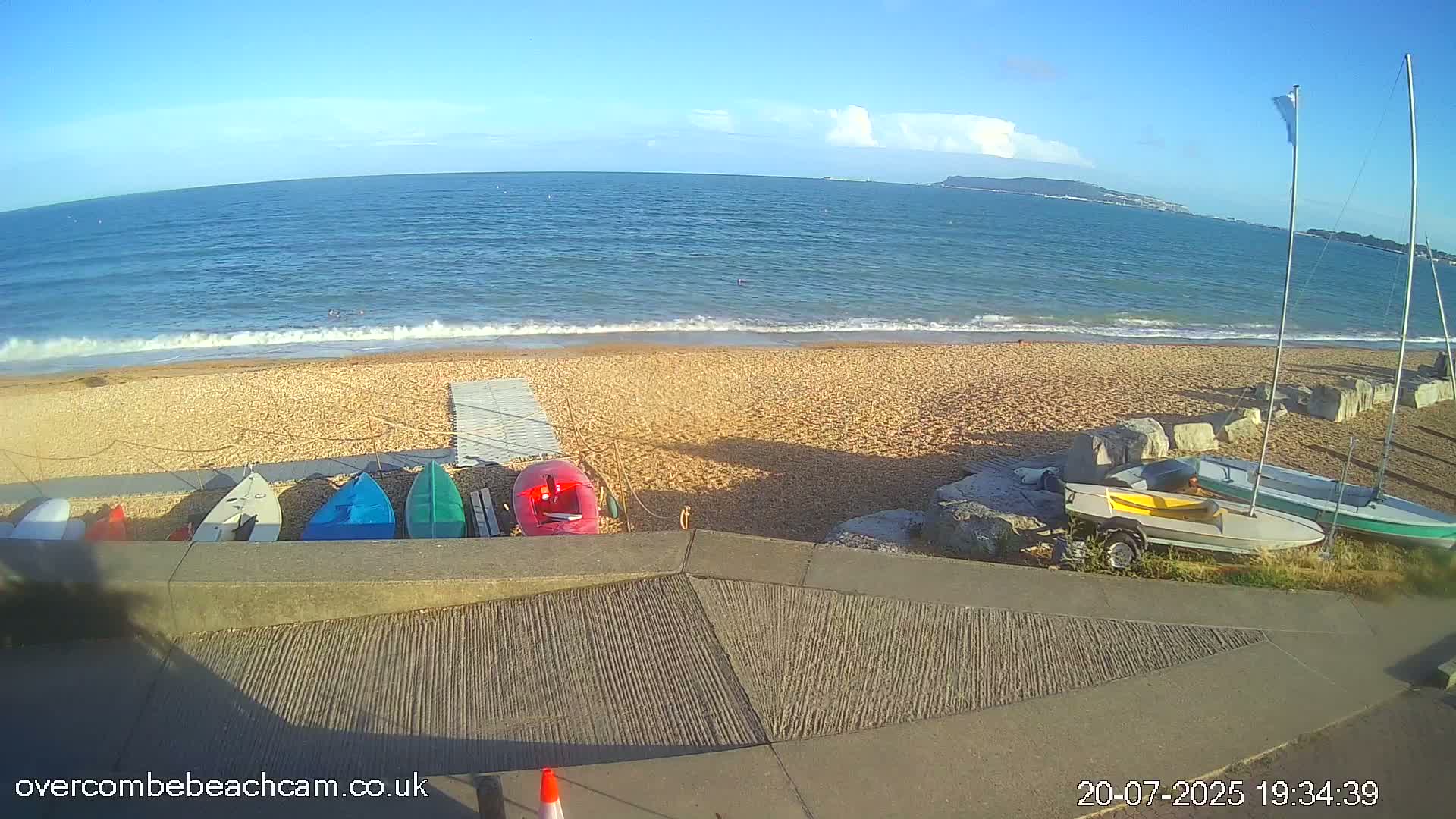 Overcombe - Weymouth Beach Live Cam - Weymouth, Dorset, South West, England, United Kingdom
