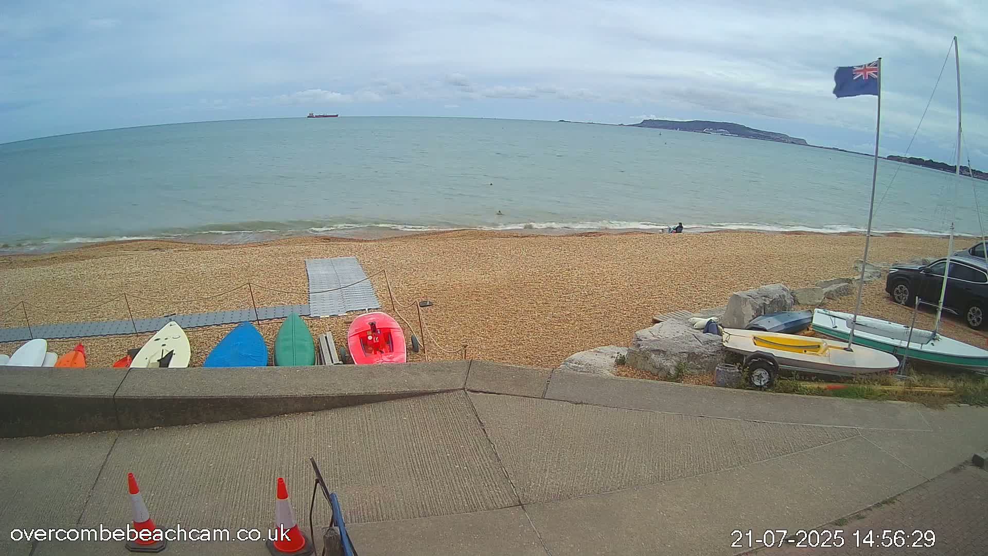 Overcombe - Weymouth Beach Live Cam - Weymouth, Dorset, South West, England, United Kingdom