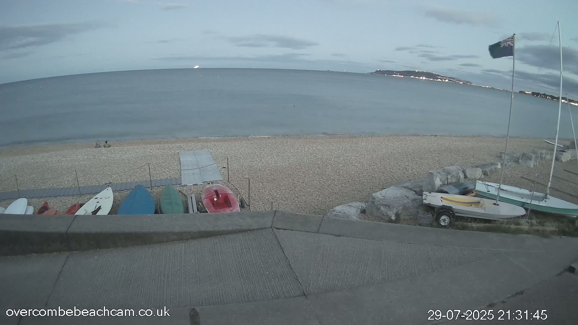 Overcombe - Weymouth Beach Live Cam - Weymouth, Dorset, South West, England, United Kingdom