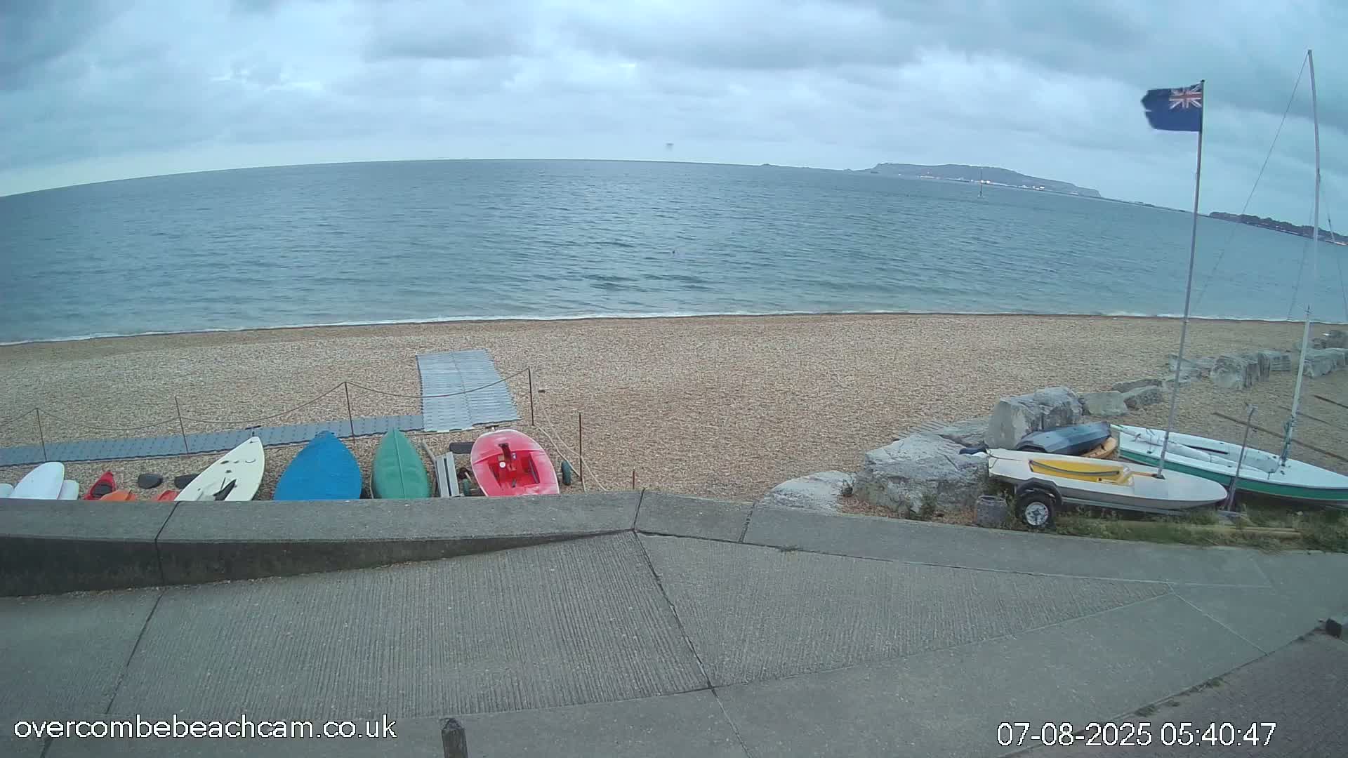Overcombe - Weymouth Beach Live Cam - Weymouth, Dorset, South West, England, United Kingdom