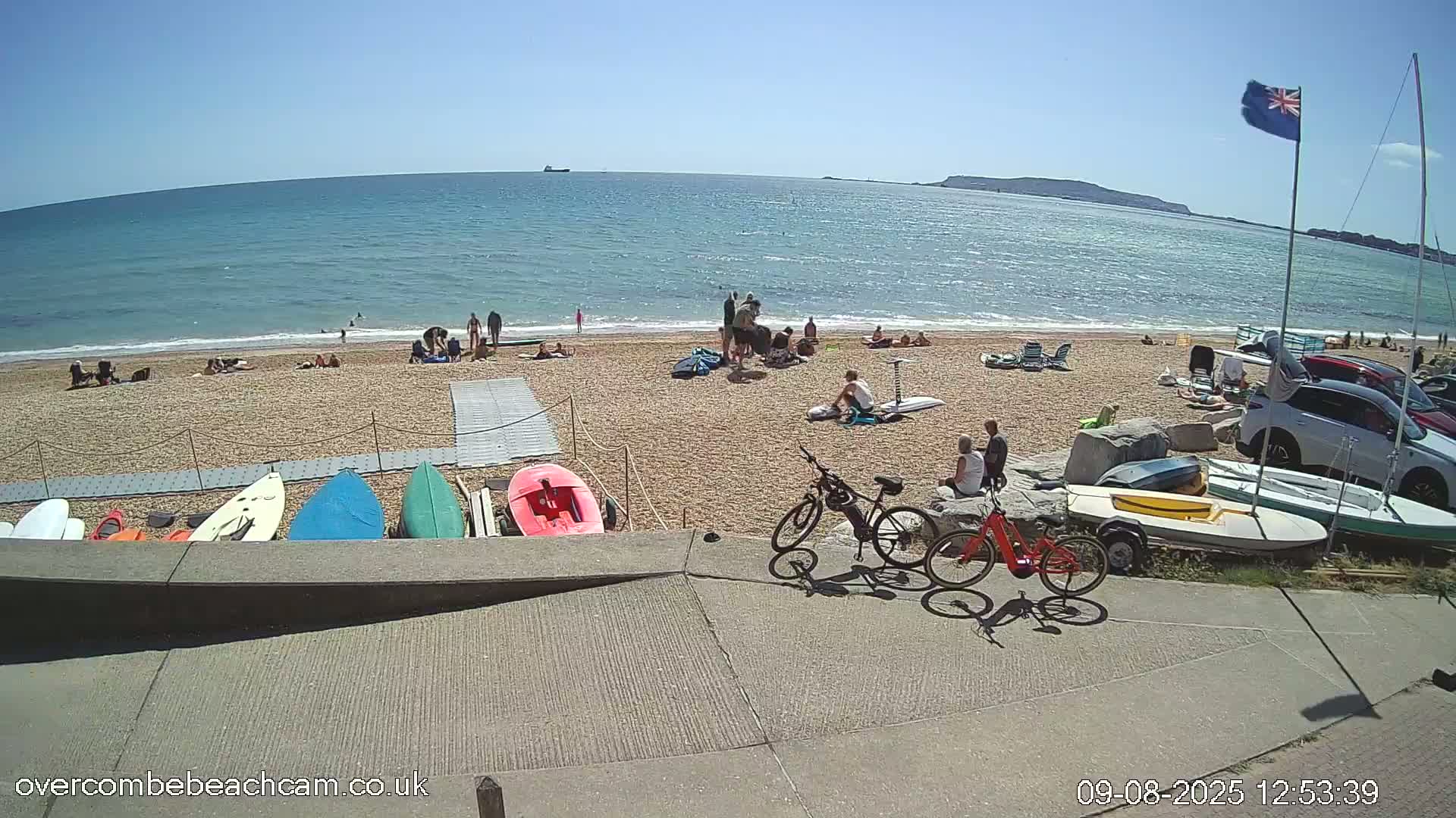 Overcombe - Weymouth Beach Live Cam - Weymouth, Dorset, South West, England, United Kingdom