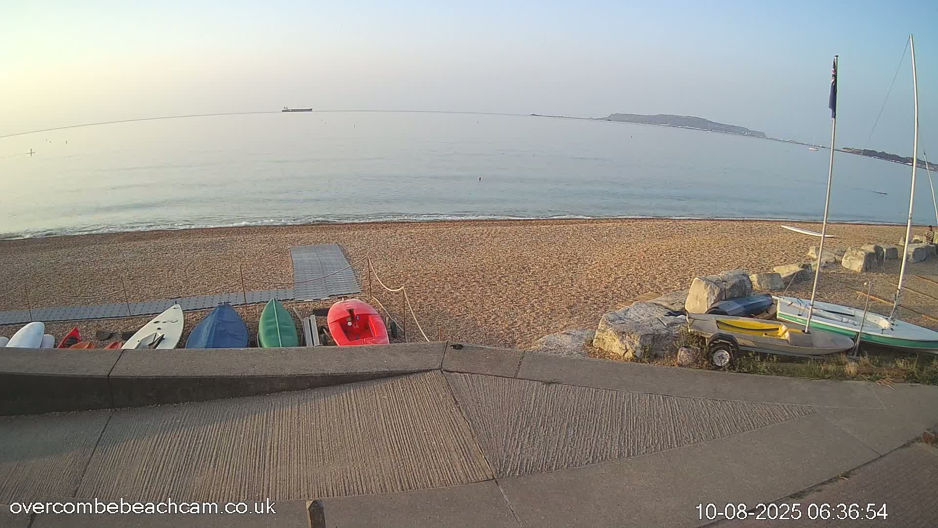 Overcombe - Weymouth Beach Live Cam - Weymouth, Dorset, South West, England, United Kingdom