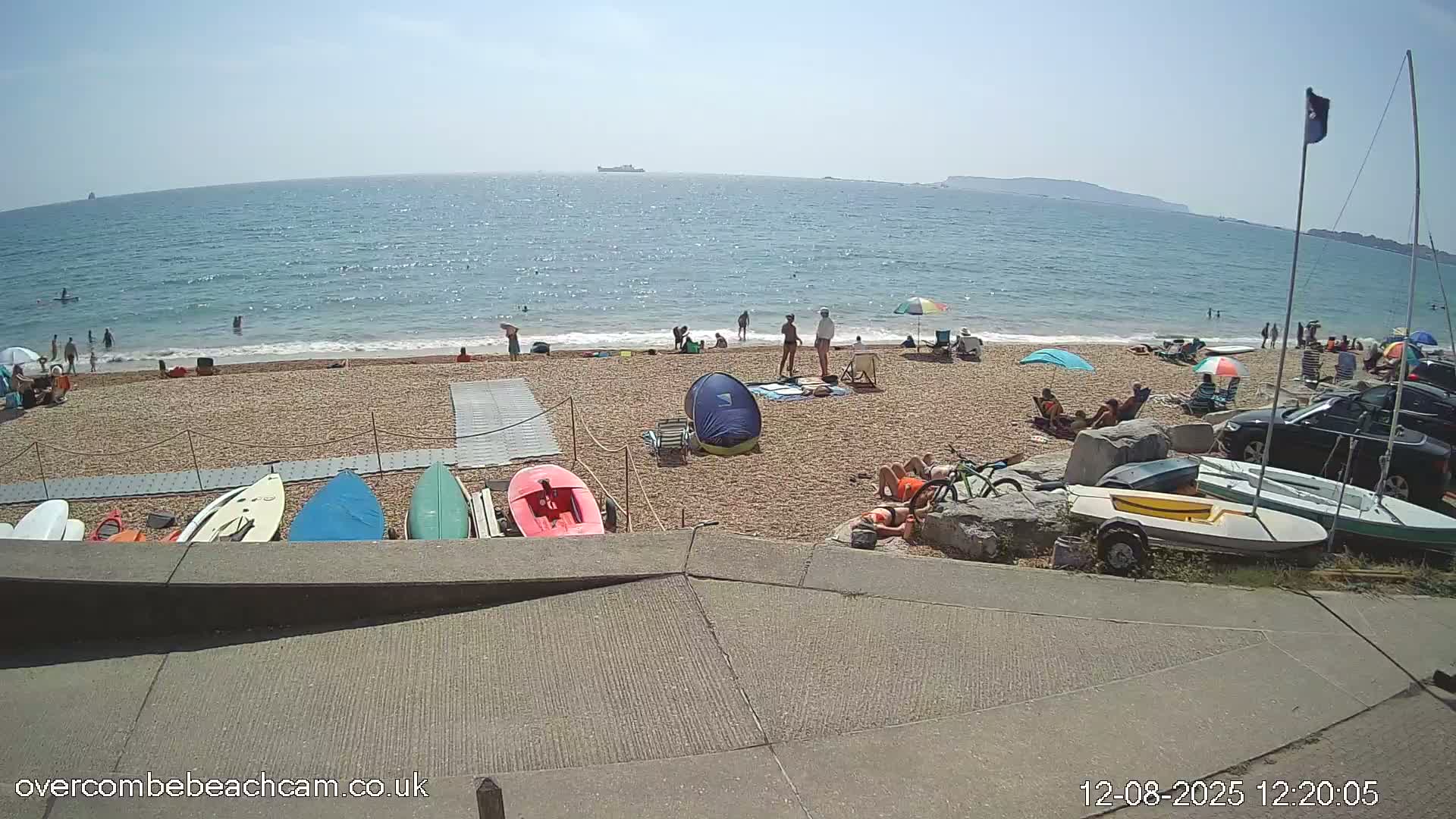 Overcombe - Weymouth Beach Live Cam - Weymouth, Dorset, South West, England, United Kingdom