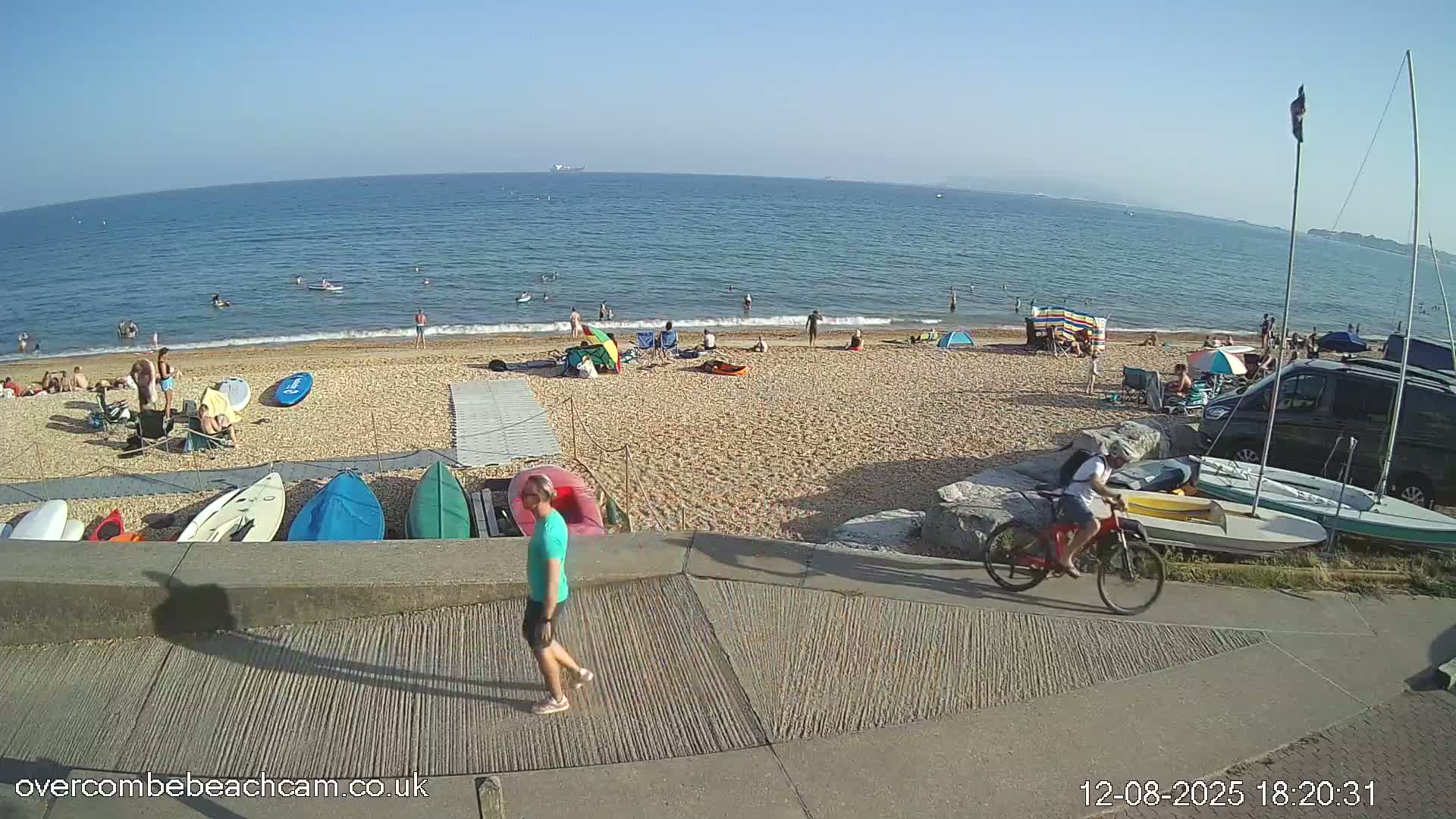 Overcombe - Weymouth Beach Live Cam - Weymouth, Dorset, South West, England, United Kingdom