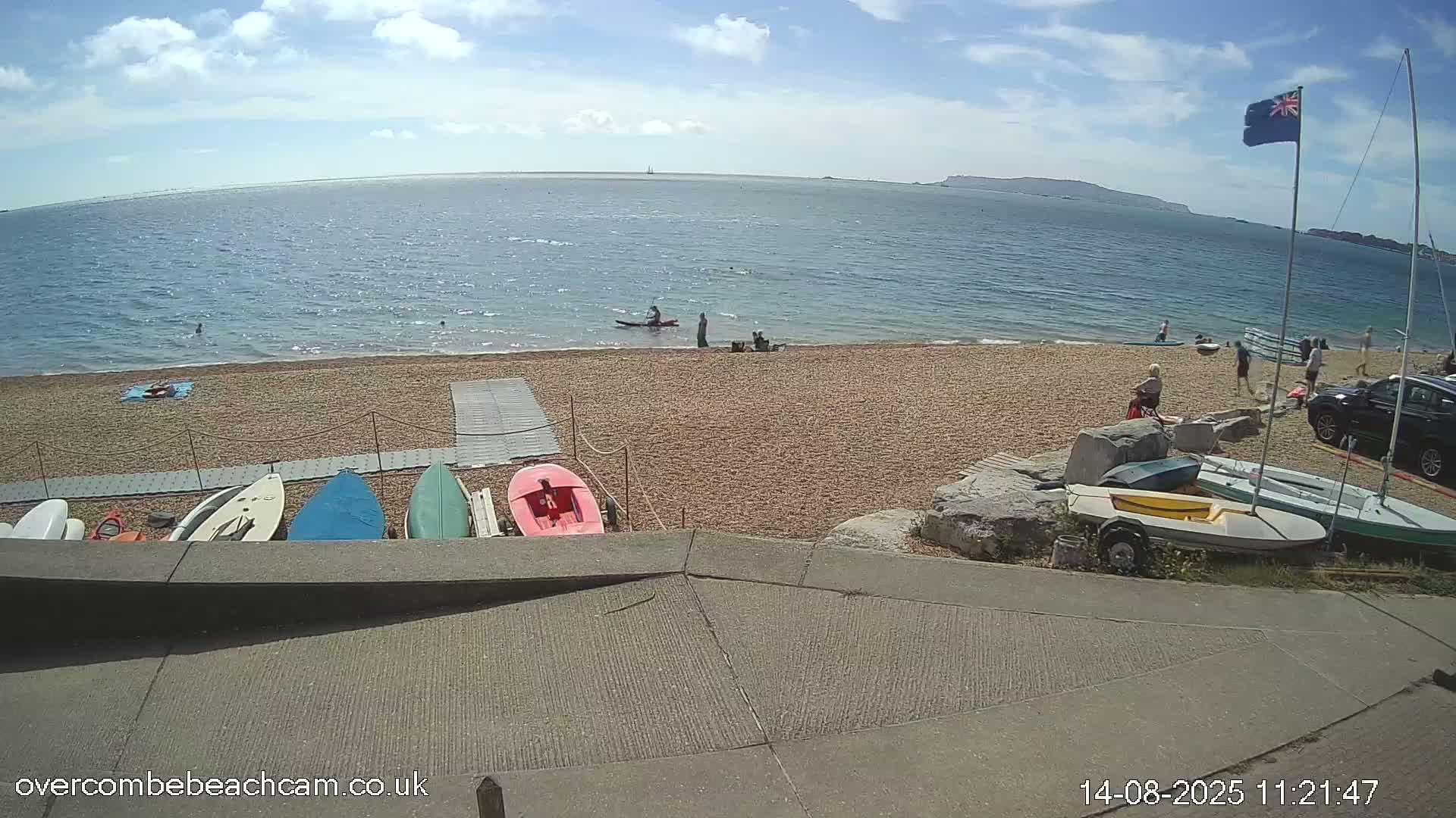 Overcombe - Weymouth Beach Live Cam - Weymouth, Dorset, South West, England, United Kingdom