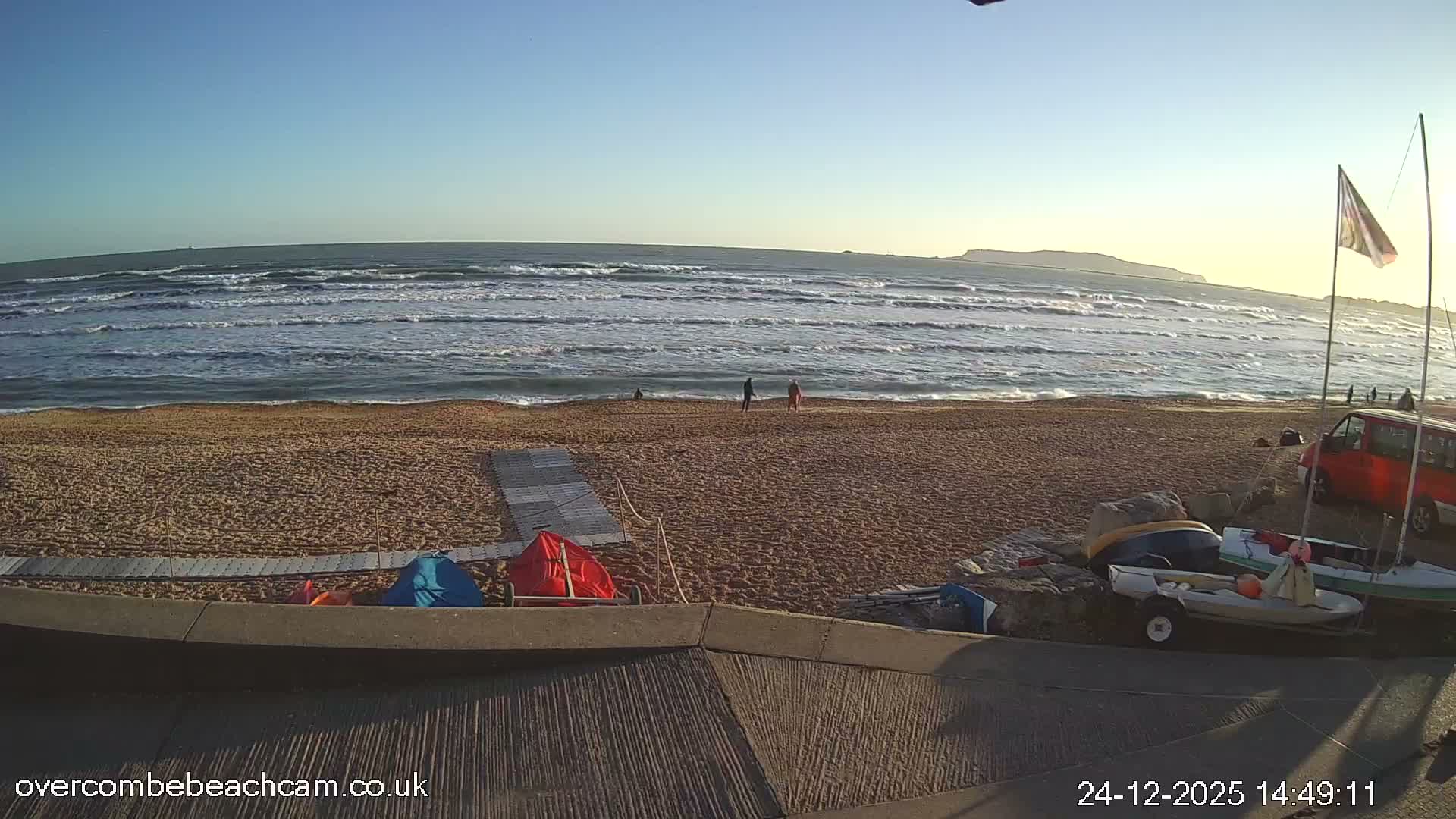 Overcombe - Weymouth Beach Live Cam - Weymouth, Dorset, South West, England, United Kingdom