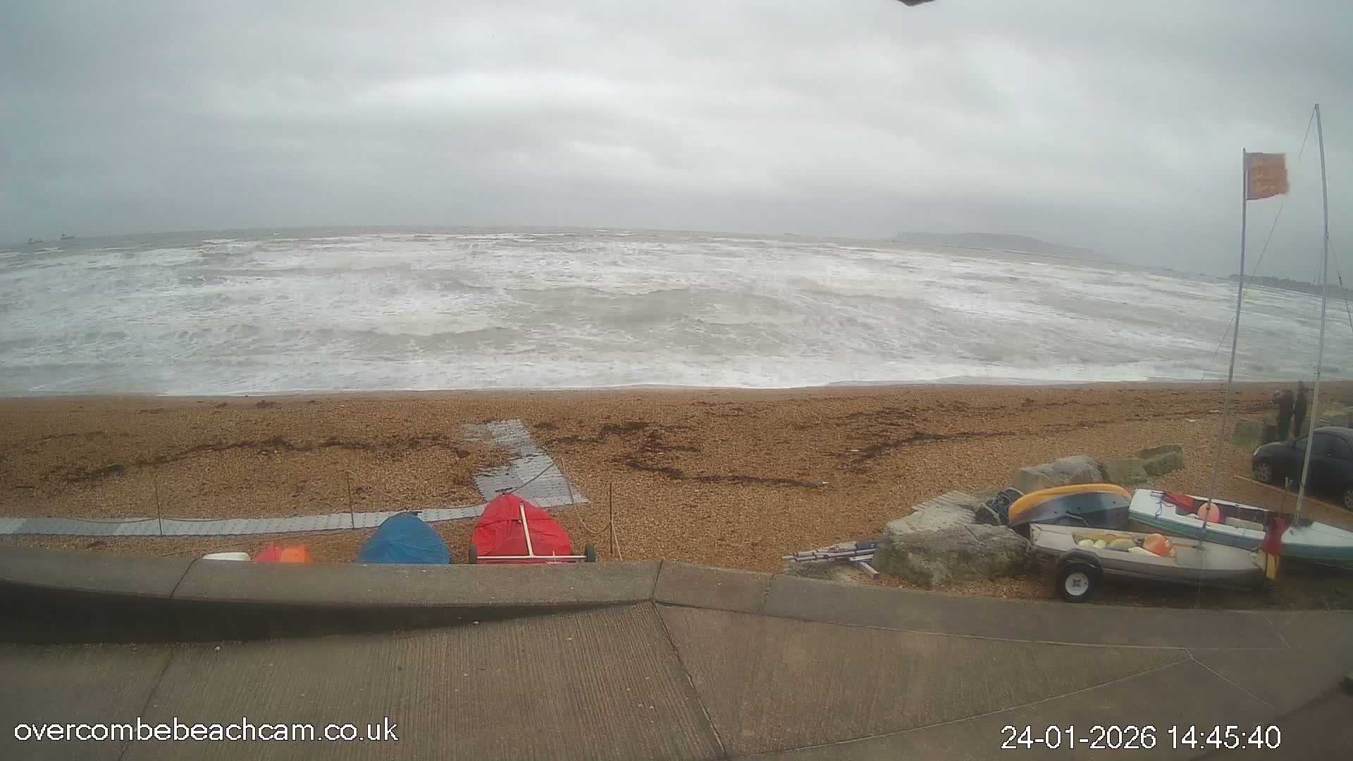 Overcombe - Weymouth Beach Live Cam - Weymouth, Dorset, South West, England, United Kingdom