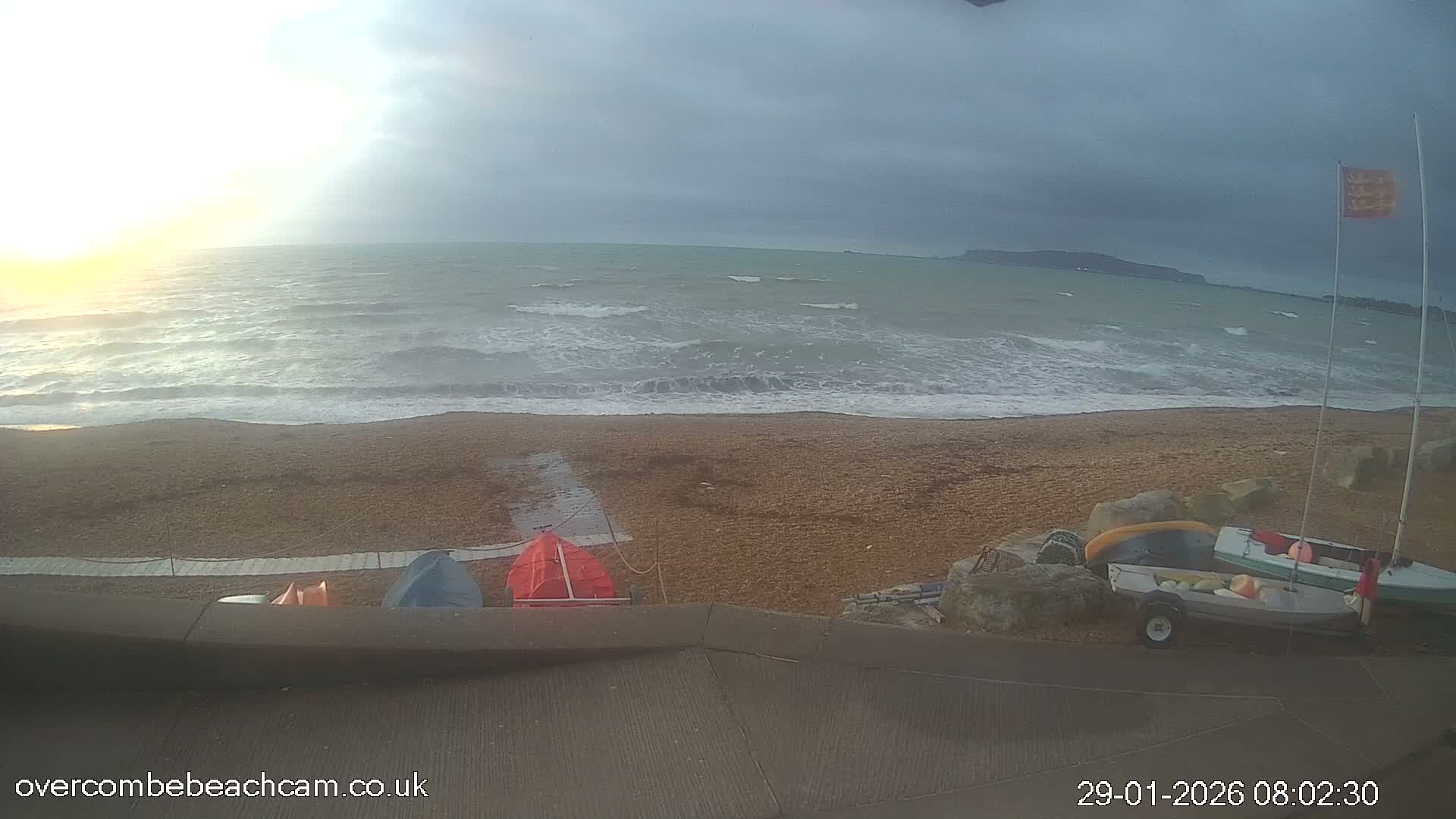 Overcombe - Weymouth Beach Live Cam - Weymouth, Dorset, South West, England, United Kingdom