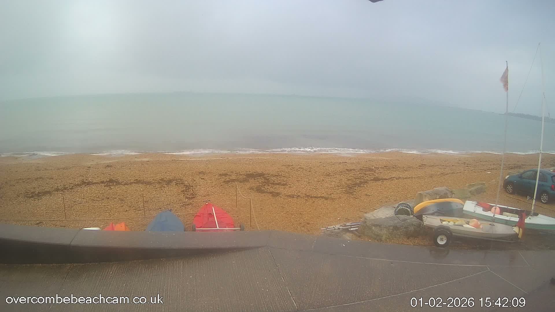 Overcombe - Weymouth Beach Live Cam - Weymouth, Dorset, South West, England, United Kingdom