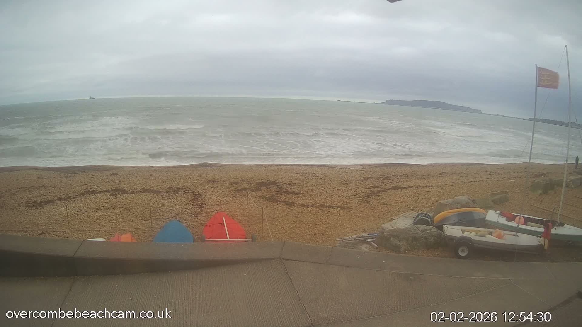 Overcombe - Weymouth Beach Live Cam - Weymouth, Dorset, South West, England, United Kingdom