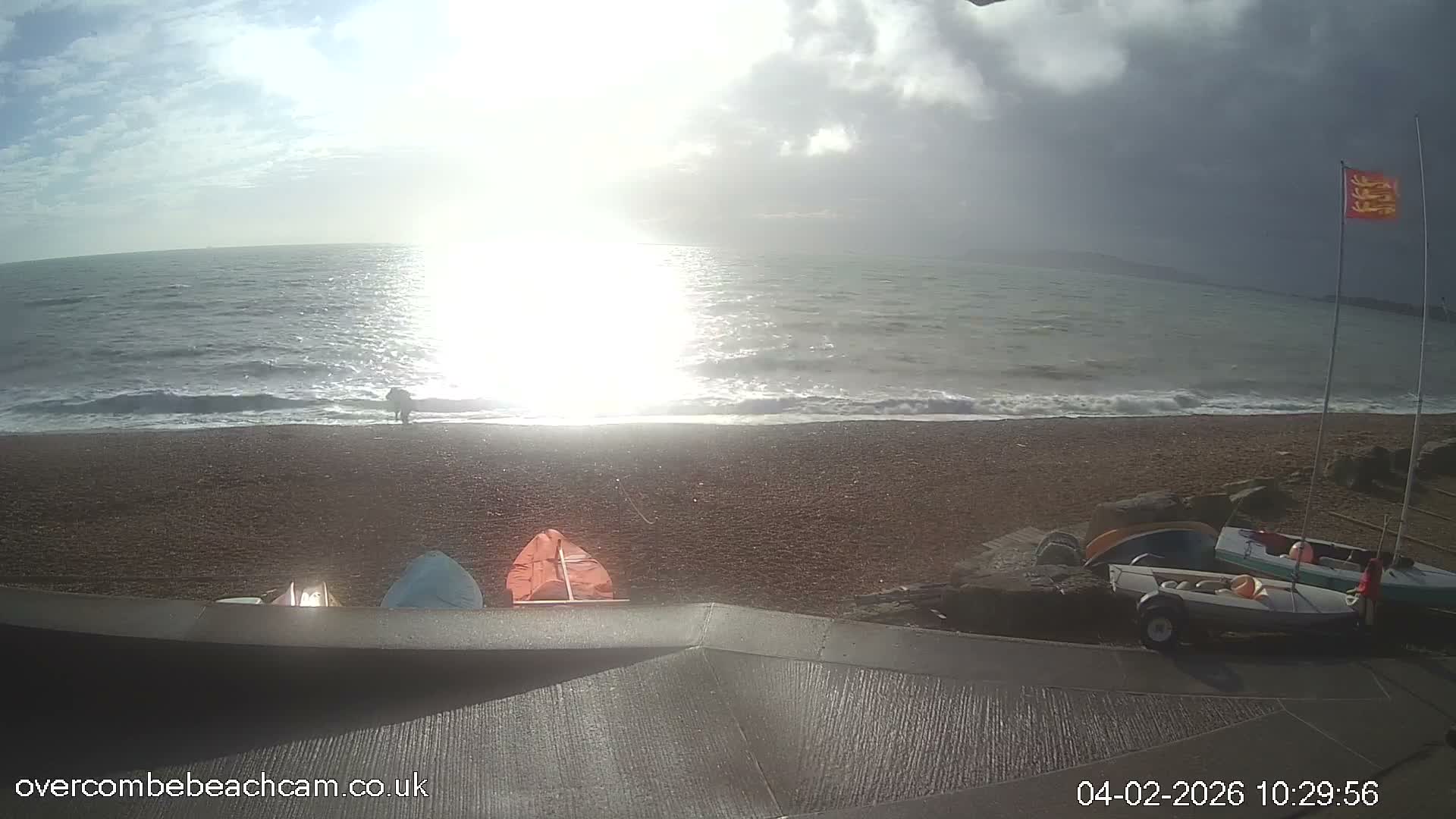 Overcombe - Weymouth Beach Live Cam - Weymouth, Dorset, South West, England, United Kingdom