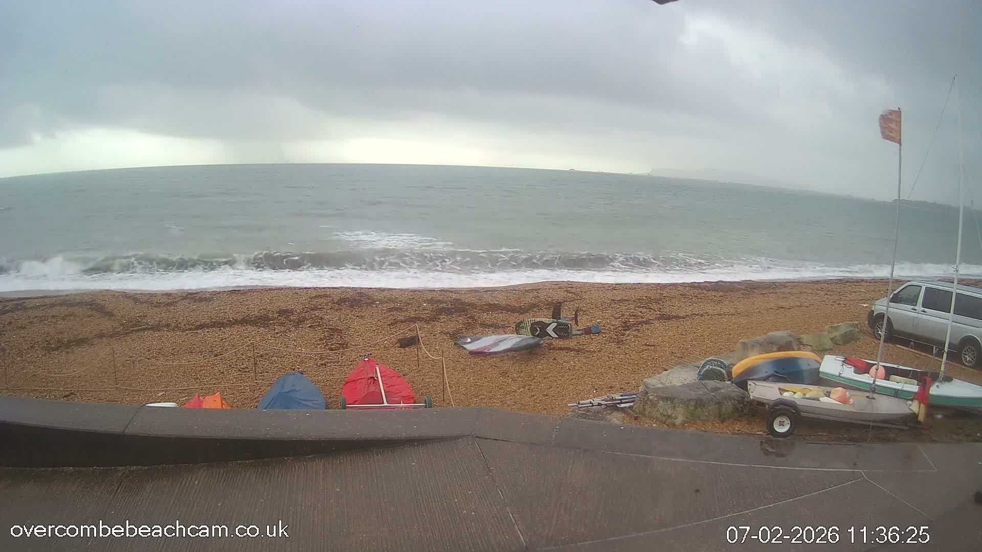 Overcombe - Weymouth Beach Live Cam - Weymouth, Dorset, South West, England, United Kingdom