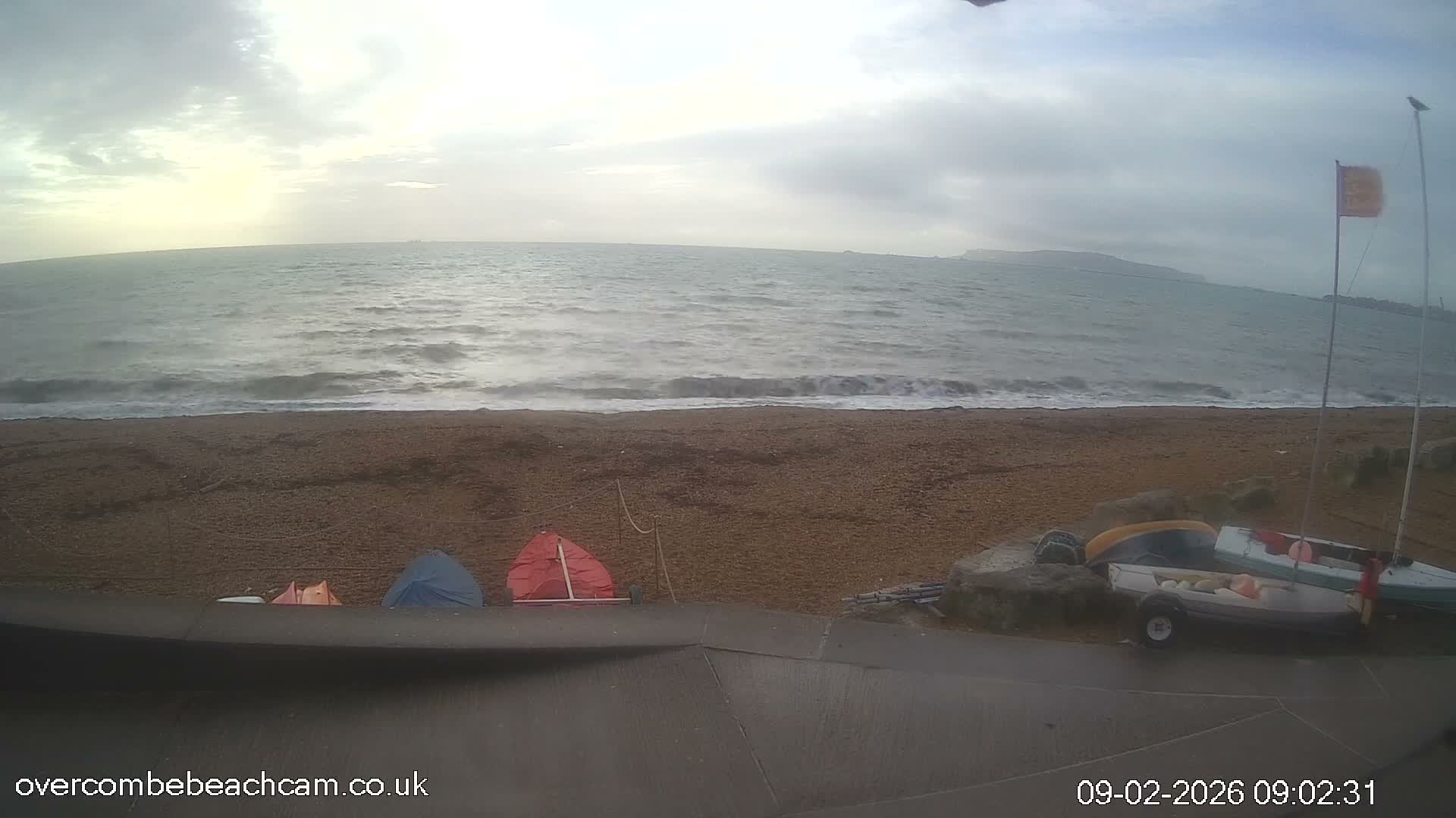 Overcombe - Weymouth Beach Live Cam - Weymouth, Dorset, South West, England, United Kingdom