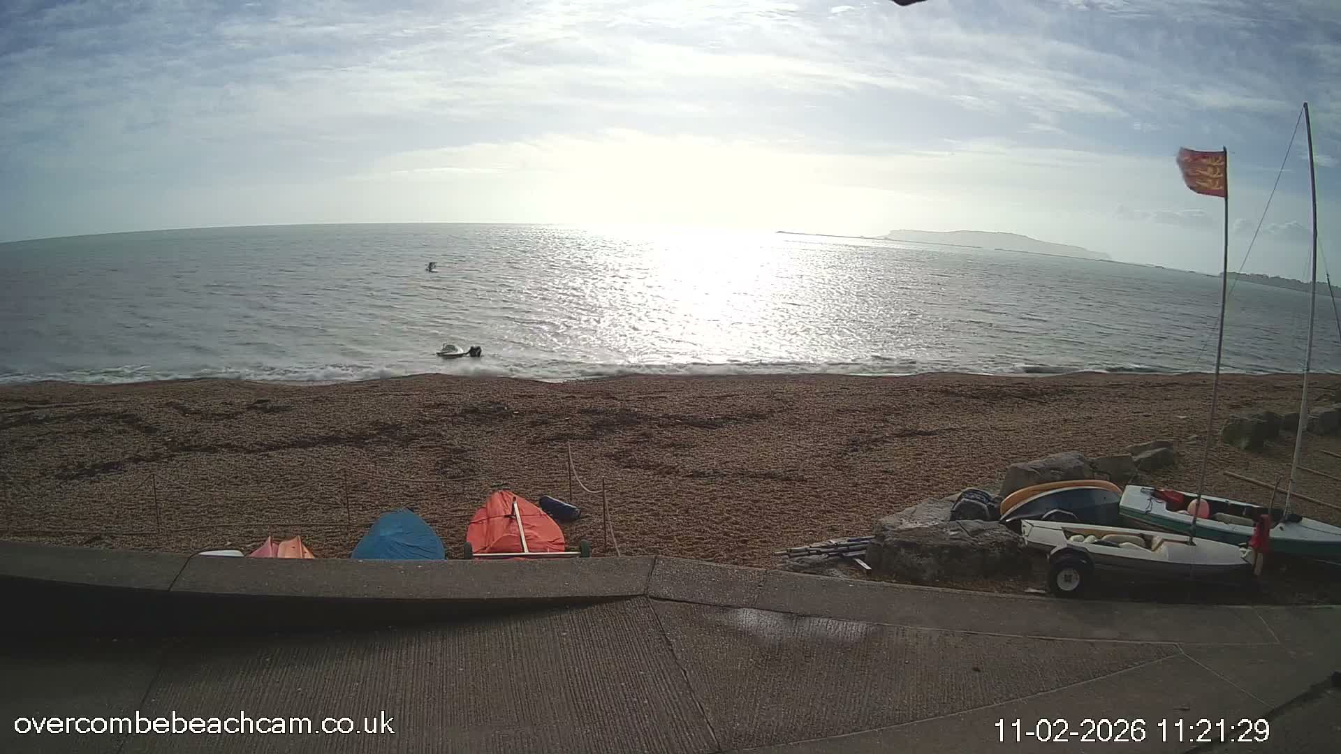 Overcombe - Weymouth Beach Live Cam - Weymouth, Dorset, South West, England, United Kingdom