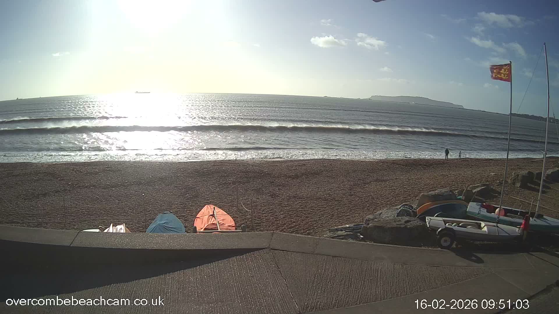 Overcombe - Weymouth Beach Live Cam - Weymouth, Dorset, South West, England, United Kingdom