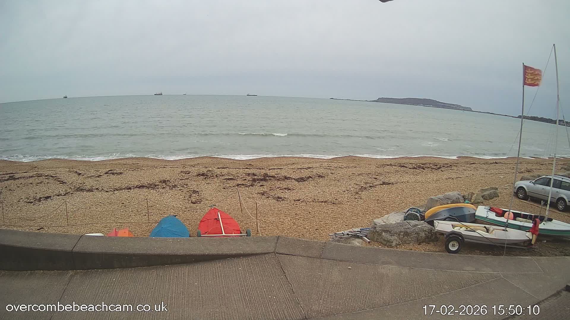 Overcombe - Weymouth Beach Live Cam - Weymouth, Dorset, South West, England, United Kingdom