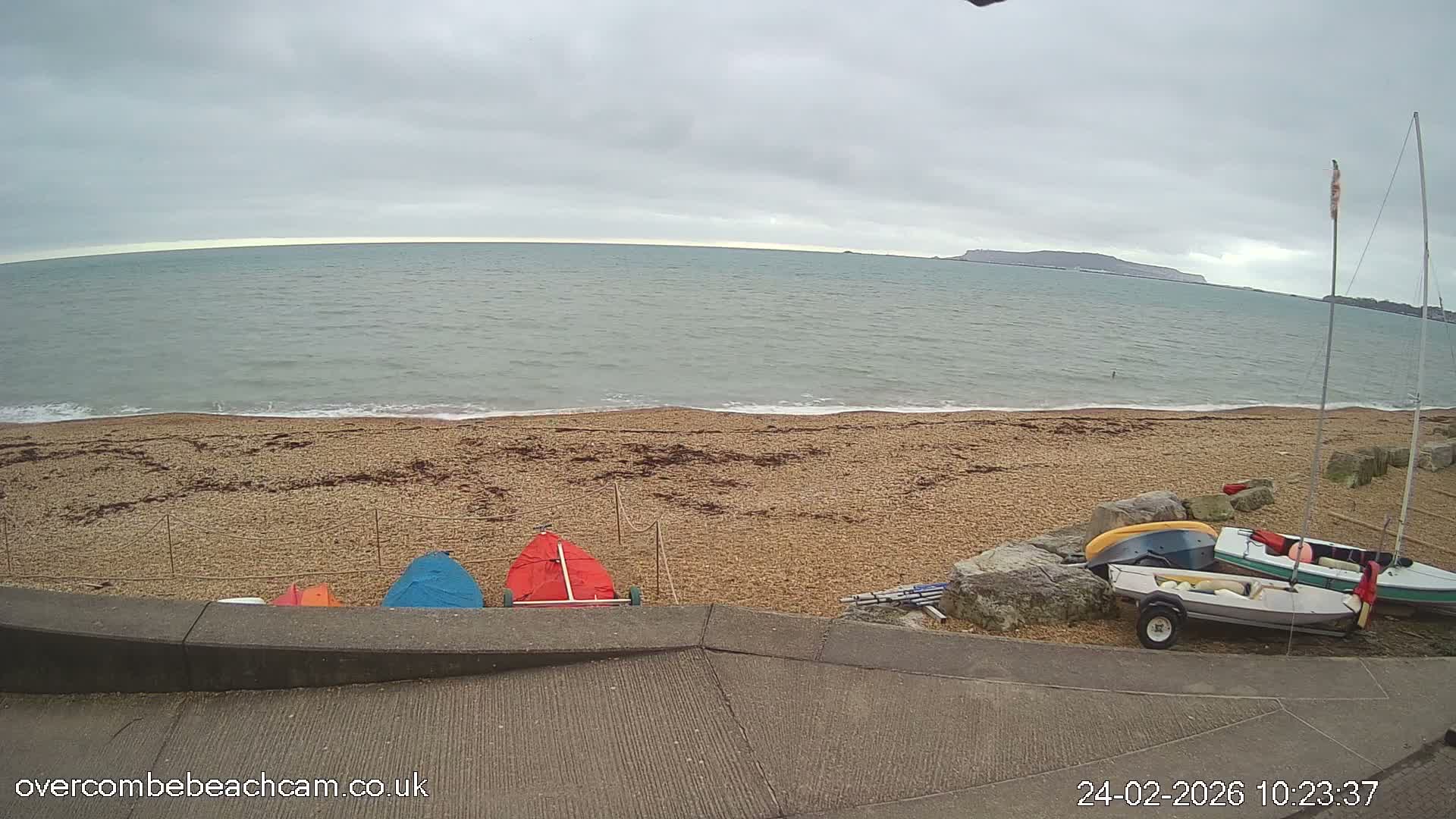 Overcombe - Weymouth Beach Live Cam - Weymouth, Dorset, South West, England, United Kingdom