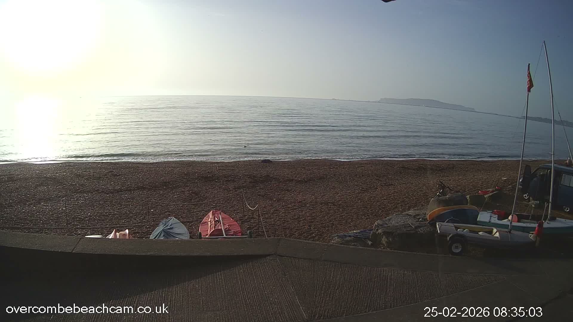 Overcombe - Weymouth Beach Live Cam - Weymouth, Dorset, South West, England, United Kingdom