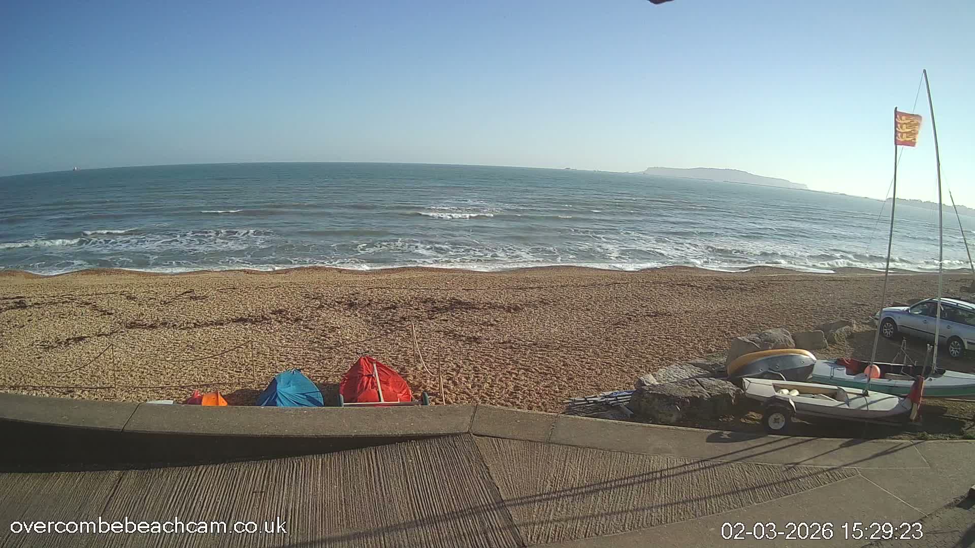 Overcombe - Weymouth Beach Live Cam - Weymouth, Dorset, South West, England, United Kingdom